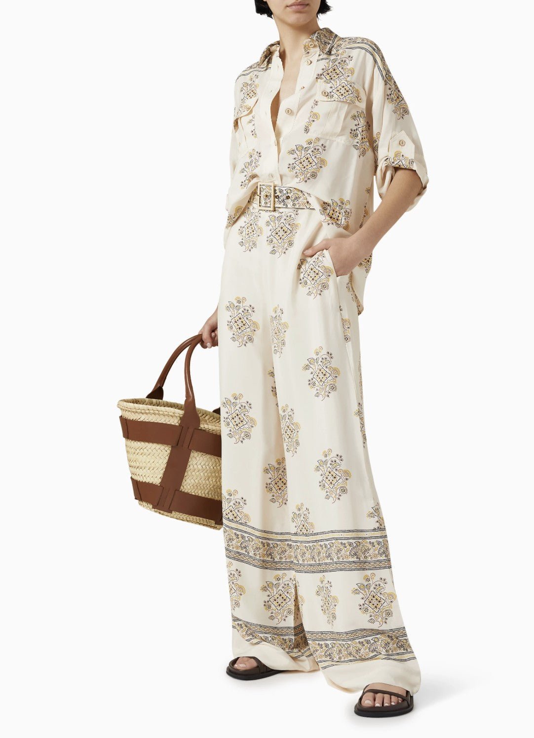 ZIMMERMANN Spodnie Damskie Utility Dot LemonZimmermann