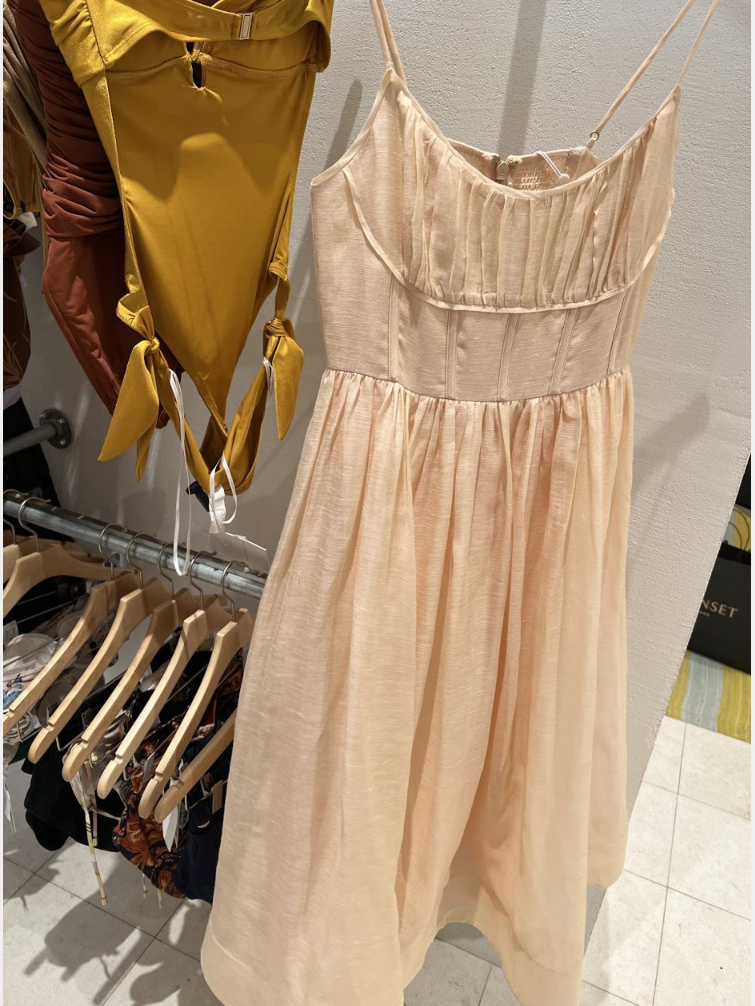 ZIMMERMANN Sukienka Damska Light Peach Jedwabna 9688DS241Zimmermann