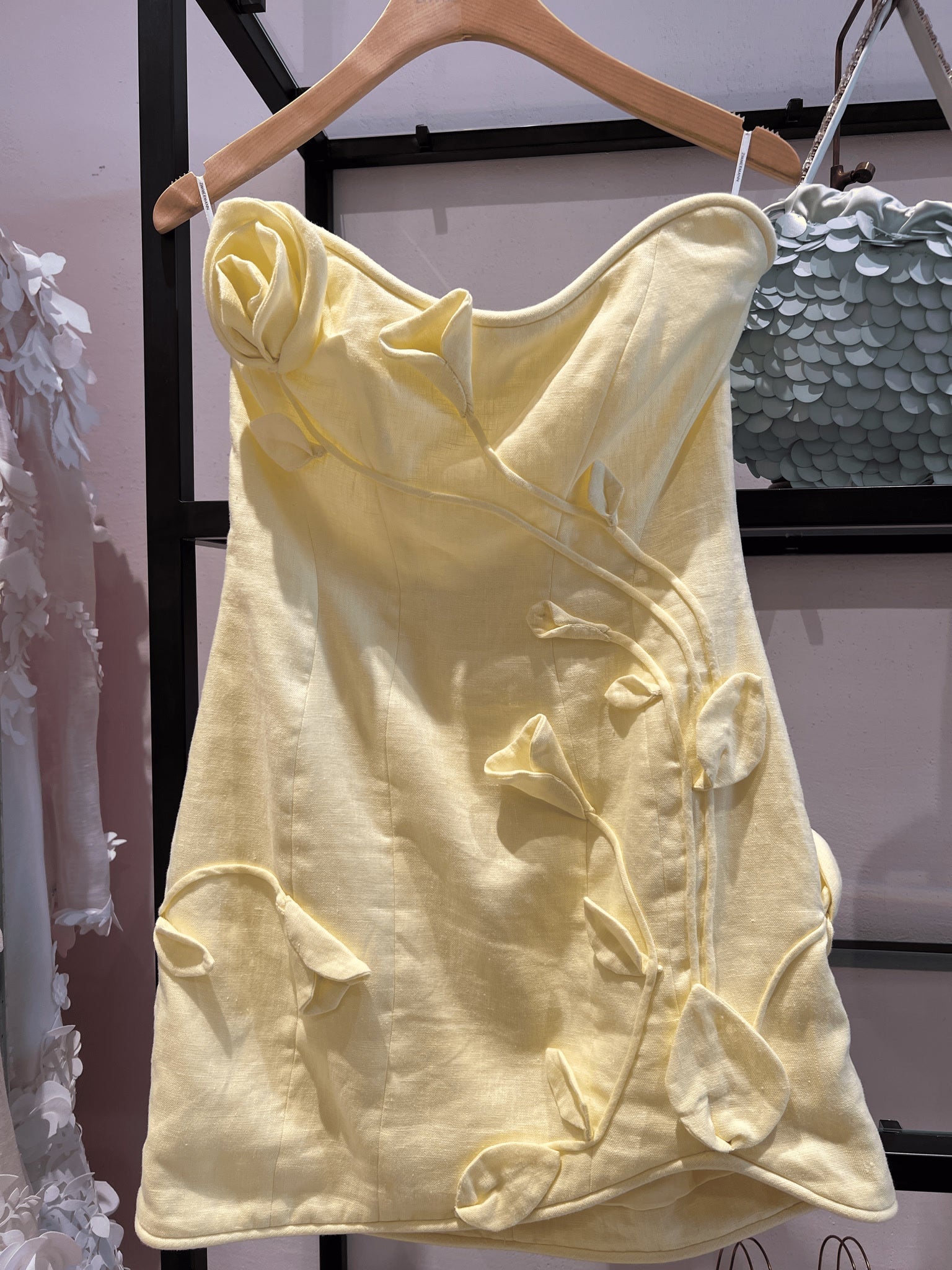 ZIMMERMANN Sukienka Damska Matchmaker Rose Mini Lemon 8804DMATZimmermann