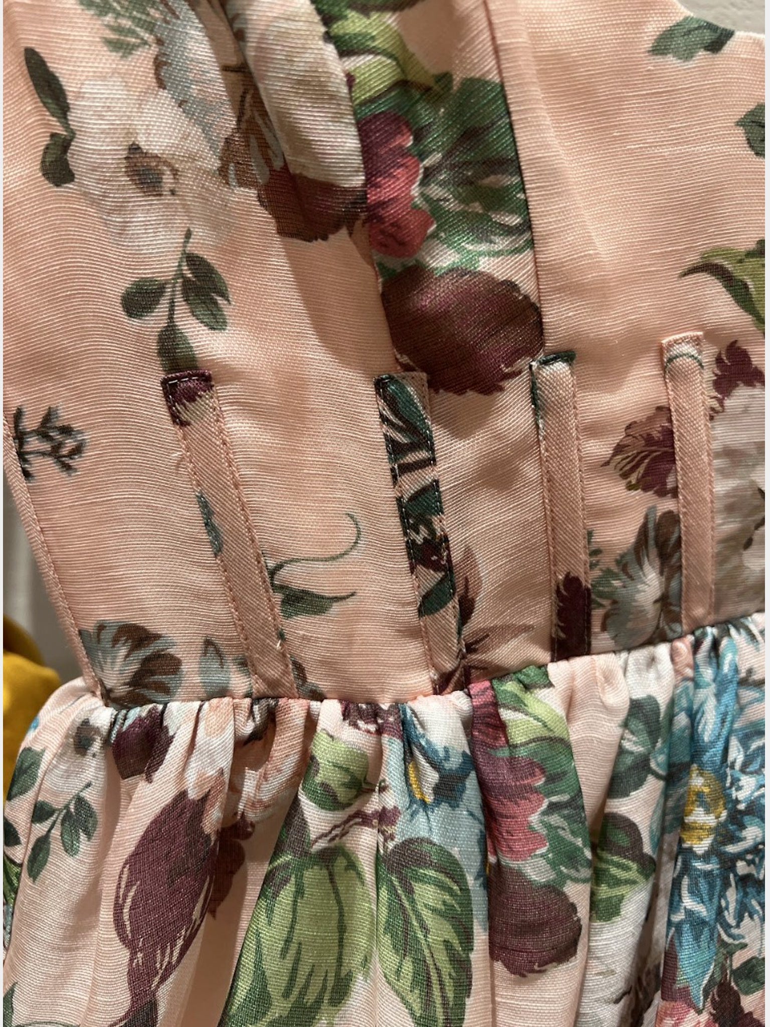 ZIMMERMANN Sukienka Damska Pink Barkcloth PrintZimmermann