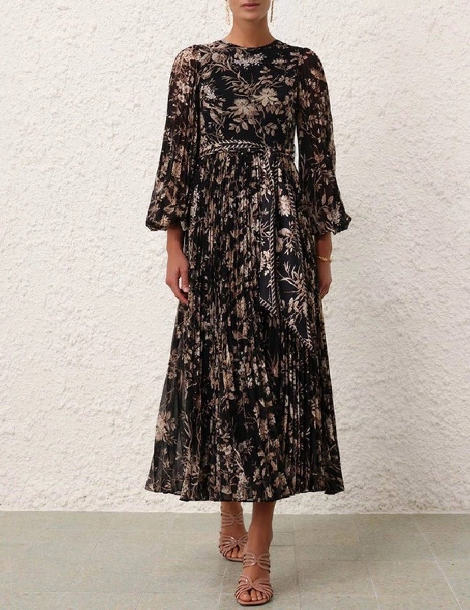 ZIMMERMANN Sunray Long Sleeve MidiZimmermann