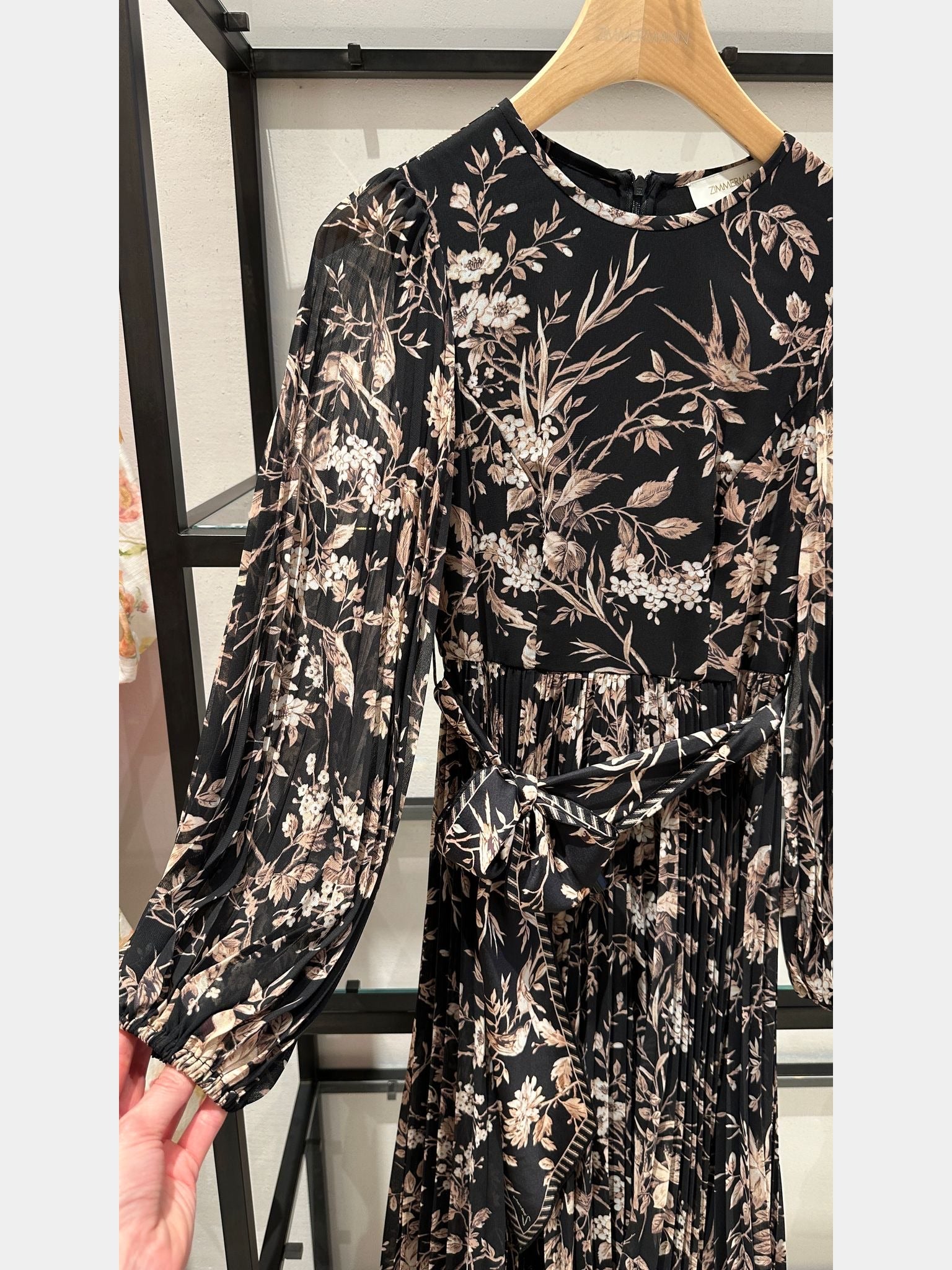 ZIMMERMANN Sunray Long Sleeve MidiZIMMERMANN