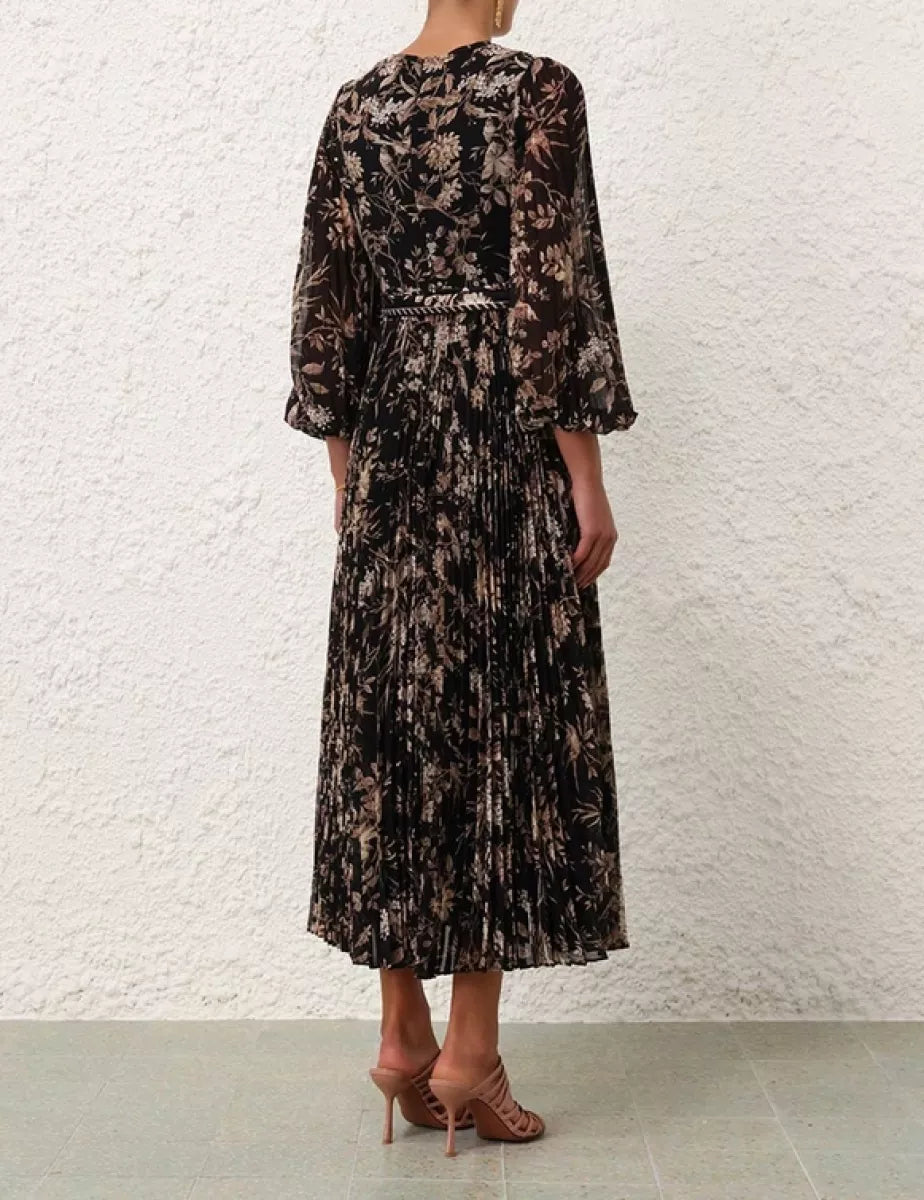 ZIMMERMANN Sunray Long Sleeve MidiZimmermann