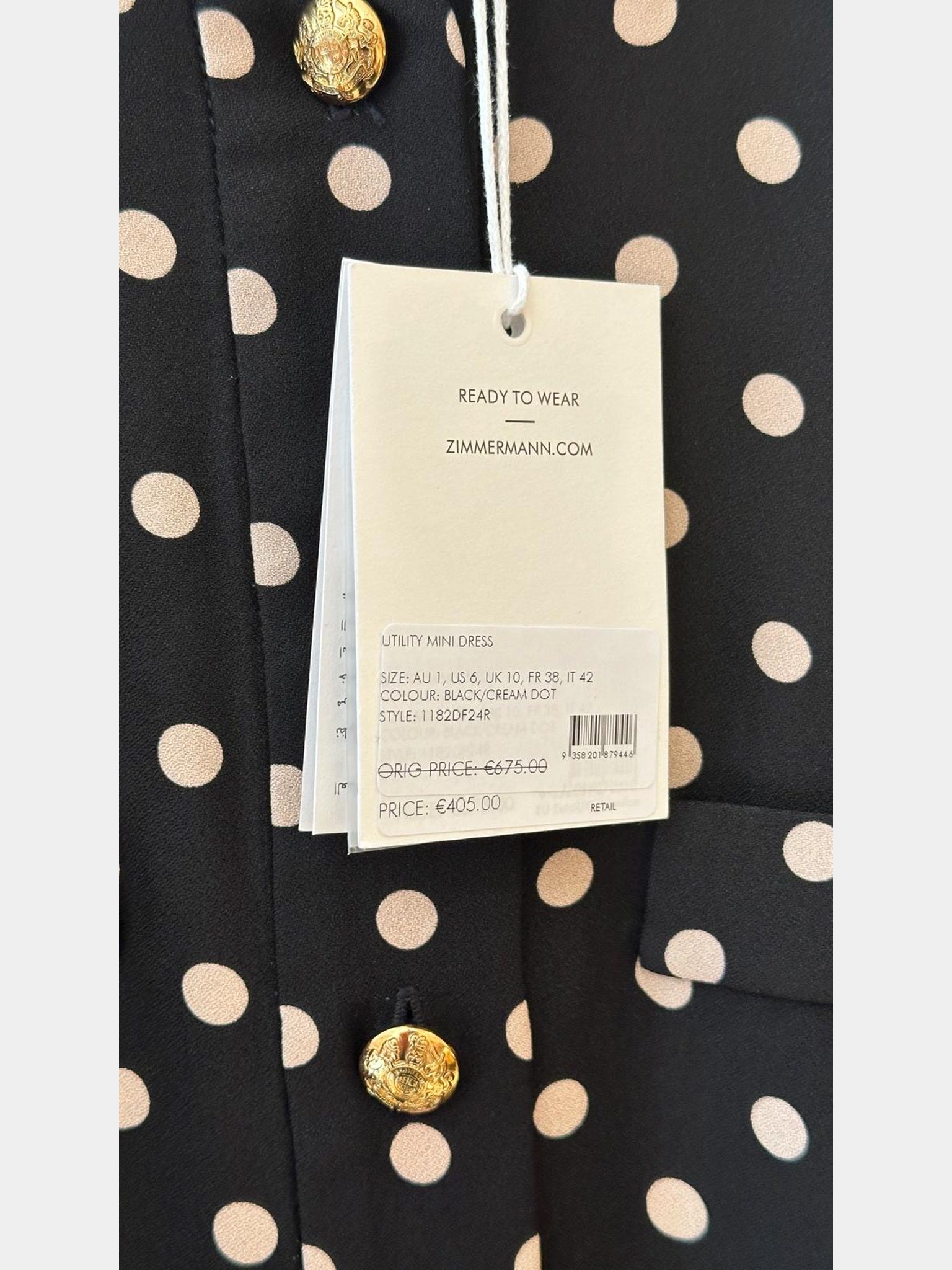 ZIMMERMANN Utility Mini DressZIMMERMANN