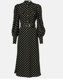 ZIMMERMANN Utility Polka - Dot Midi DressZimmermann