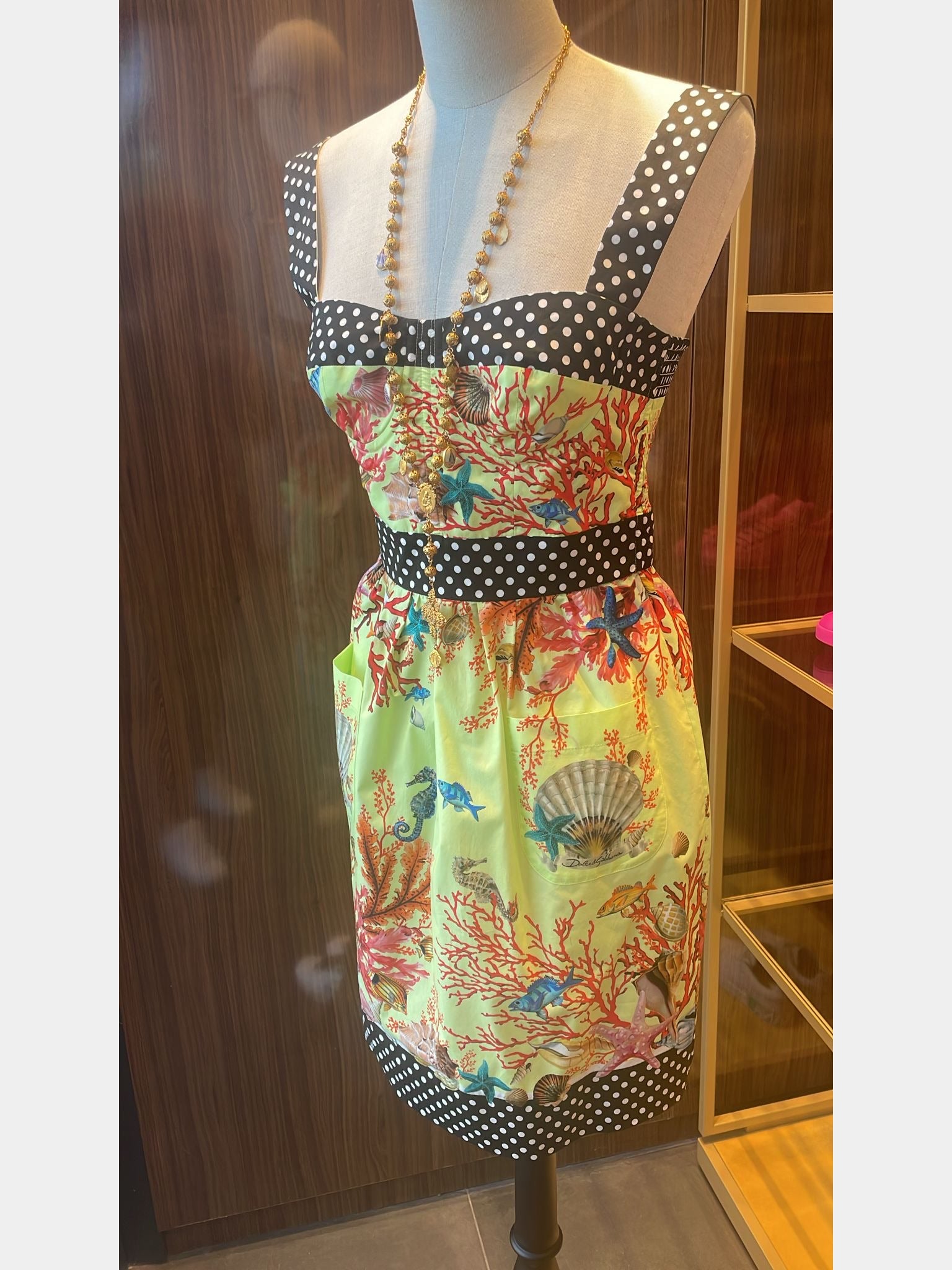 Dolce & Gabbana Damska sukienka Coral Verde