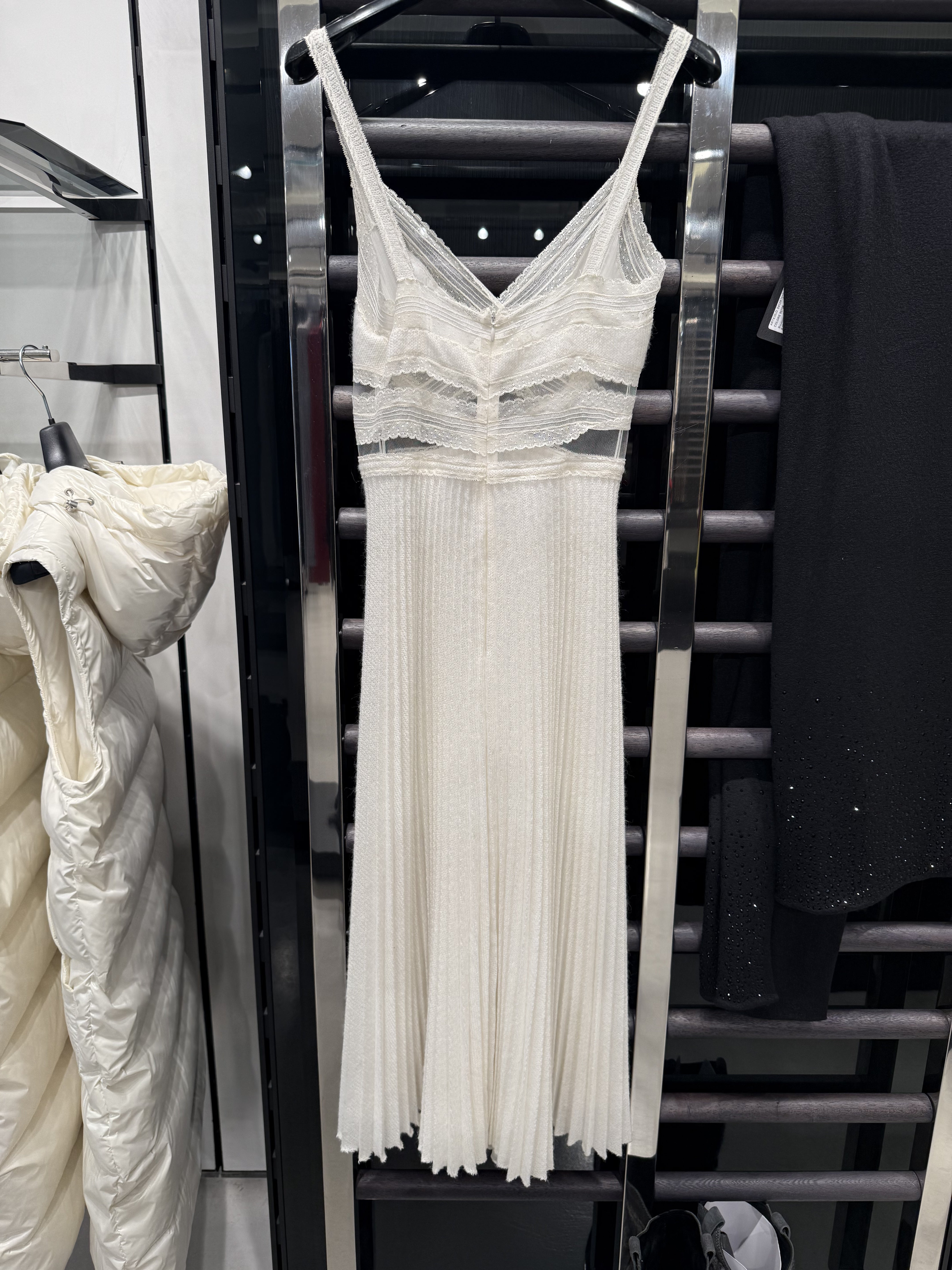 Ermanno Scervino Lace Pleated Dress