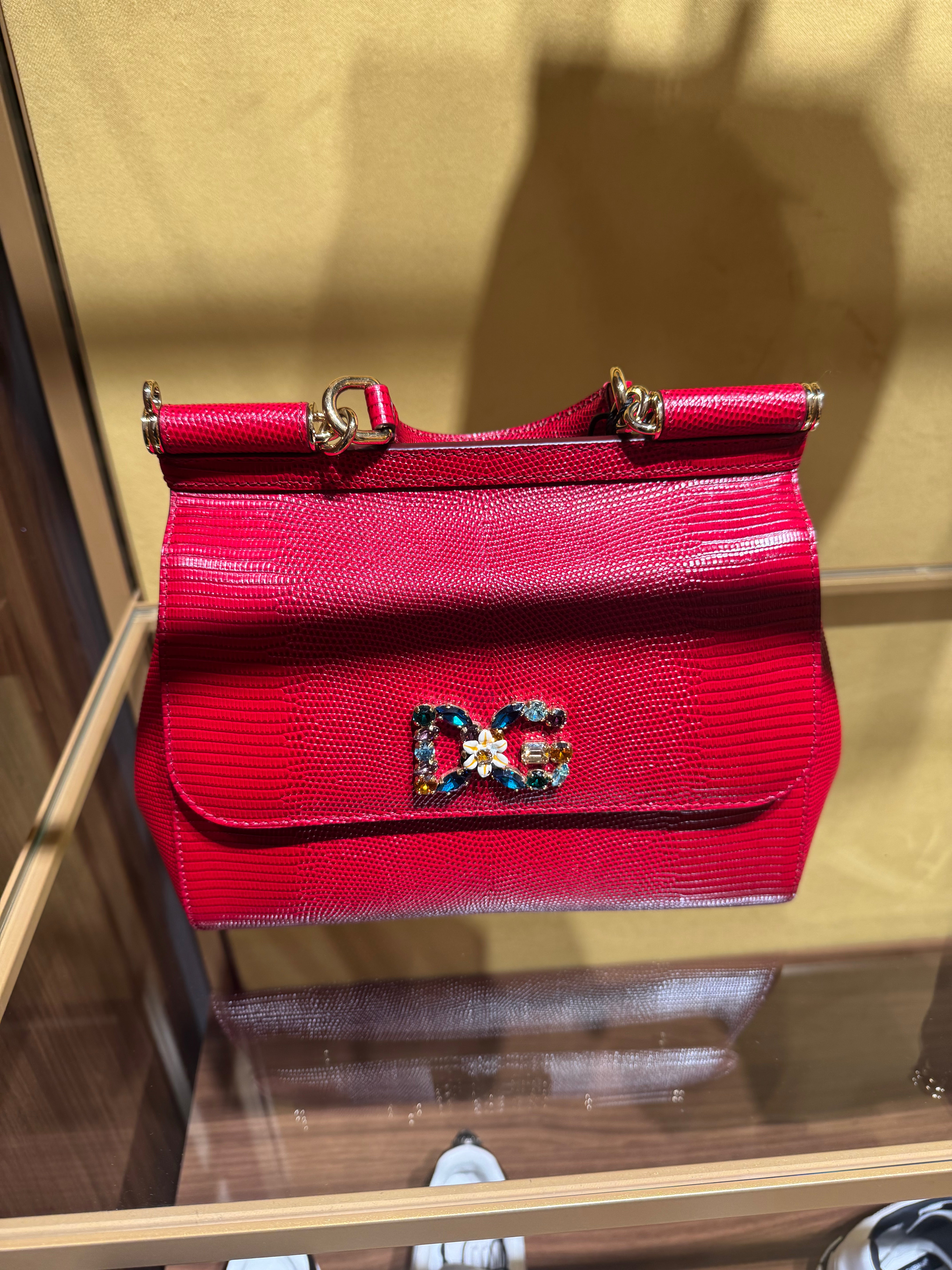 Dolce &amp; Gabbana Red Top Handle Bag