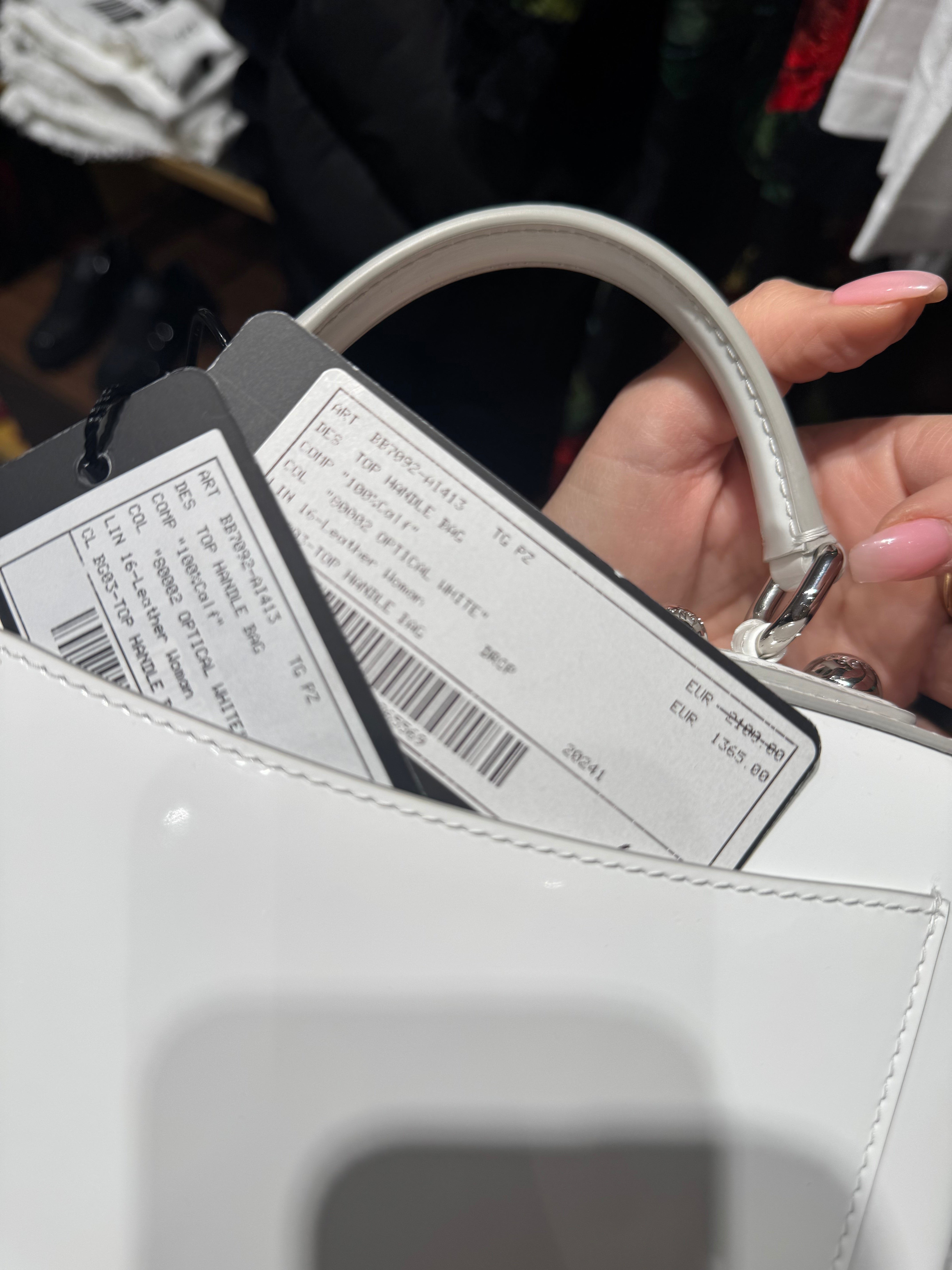 Dolce &amp; Gabbana Top Handle Bag - Optical White