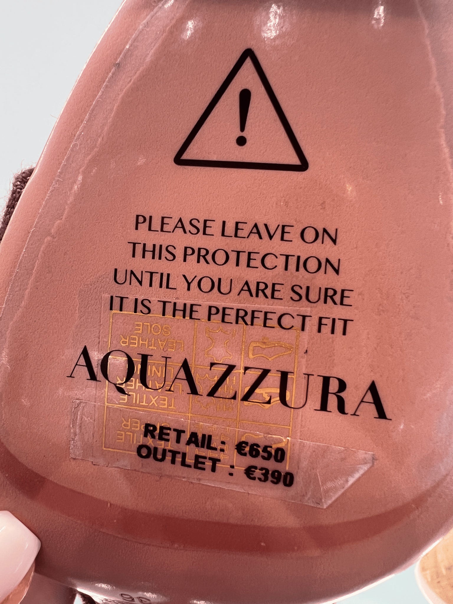Aquazzura Damskie szpilki brązoweAquazzura