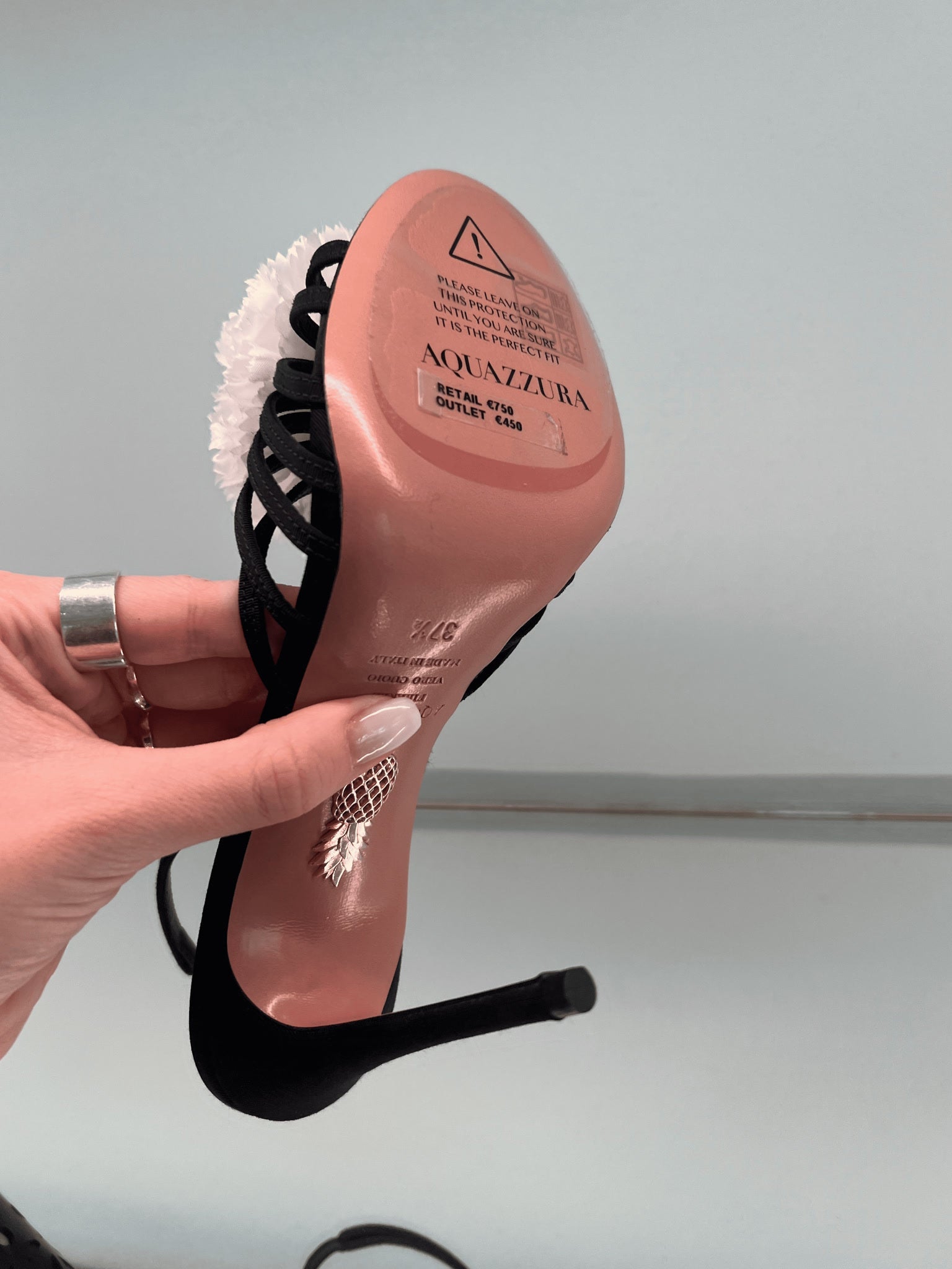 Aquazzura Damskie szpilki czarneAquazzura