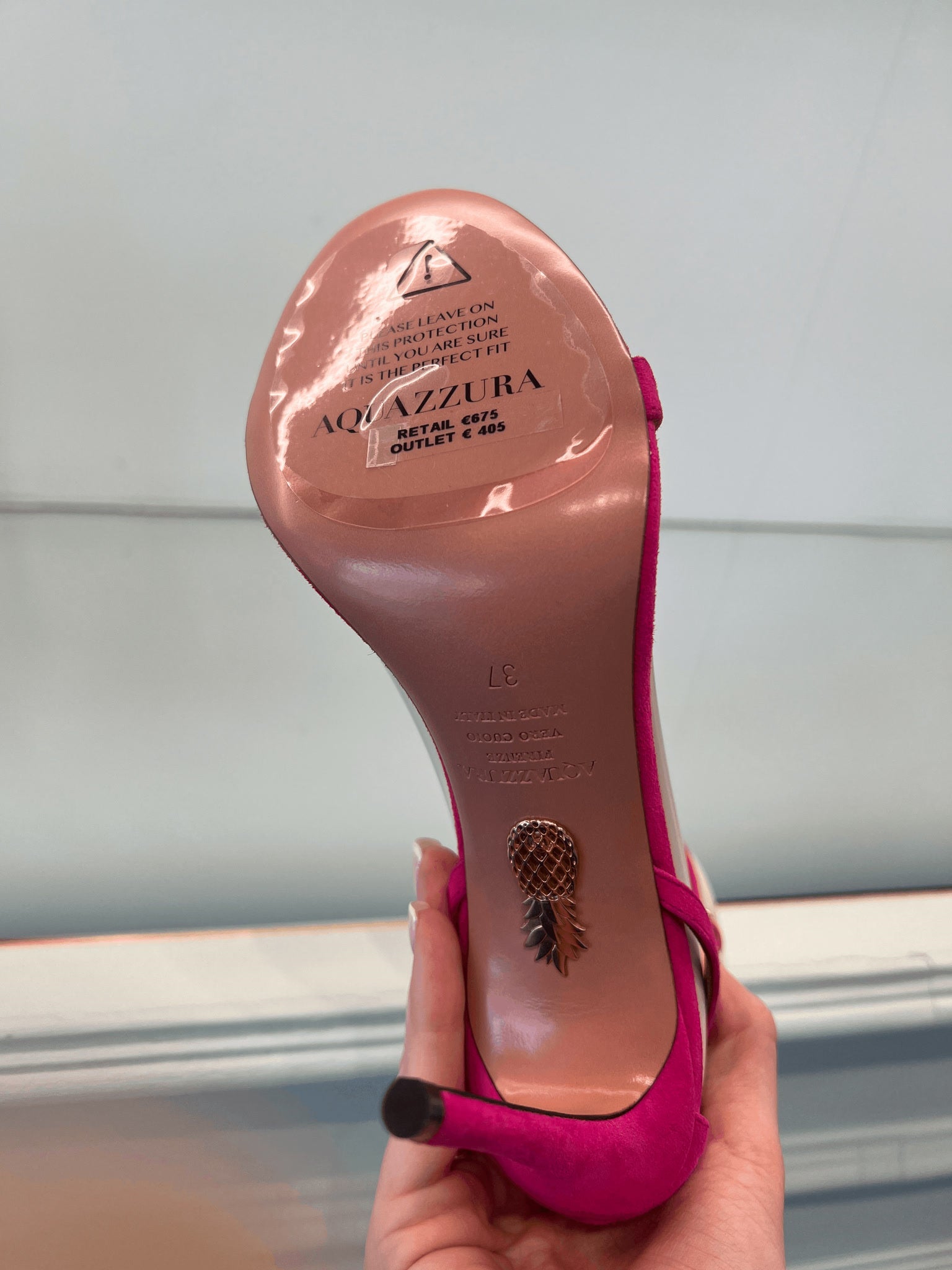 Aquazzura Fuksja SzpilkiAquazzura
