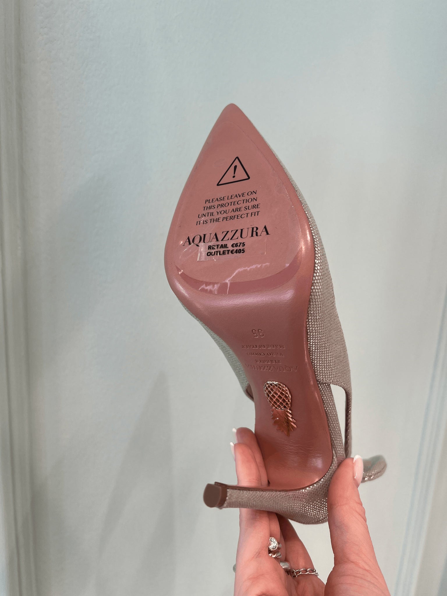 Aquazzura Szare SzpilkiAquazzura