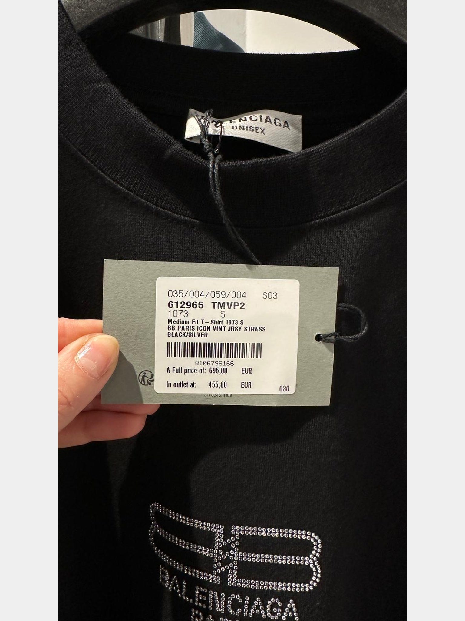 Balenciaga BB PARIS ICON VINT JRSY STRASSBalenciaga