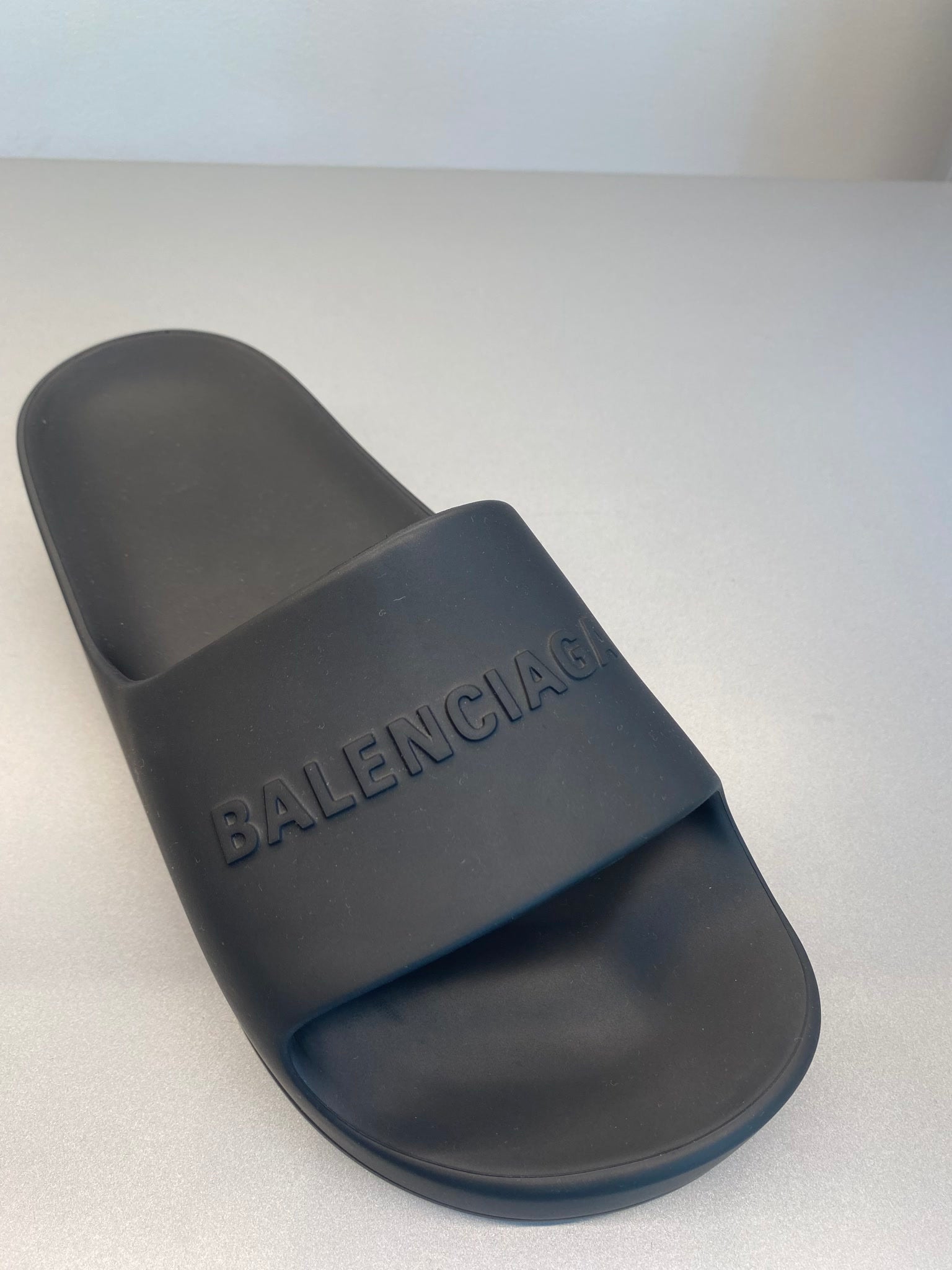 Balenciaga Damskie klapki czarneBalenciaga