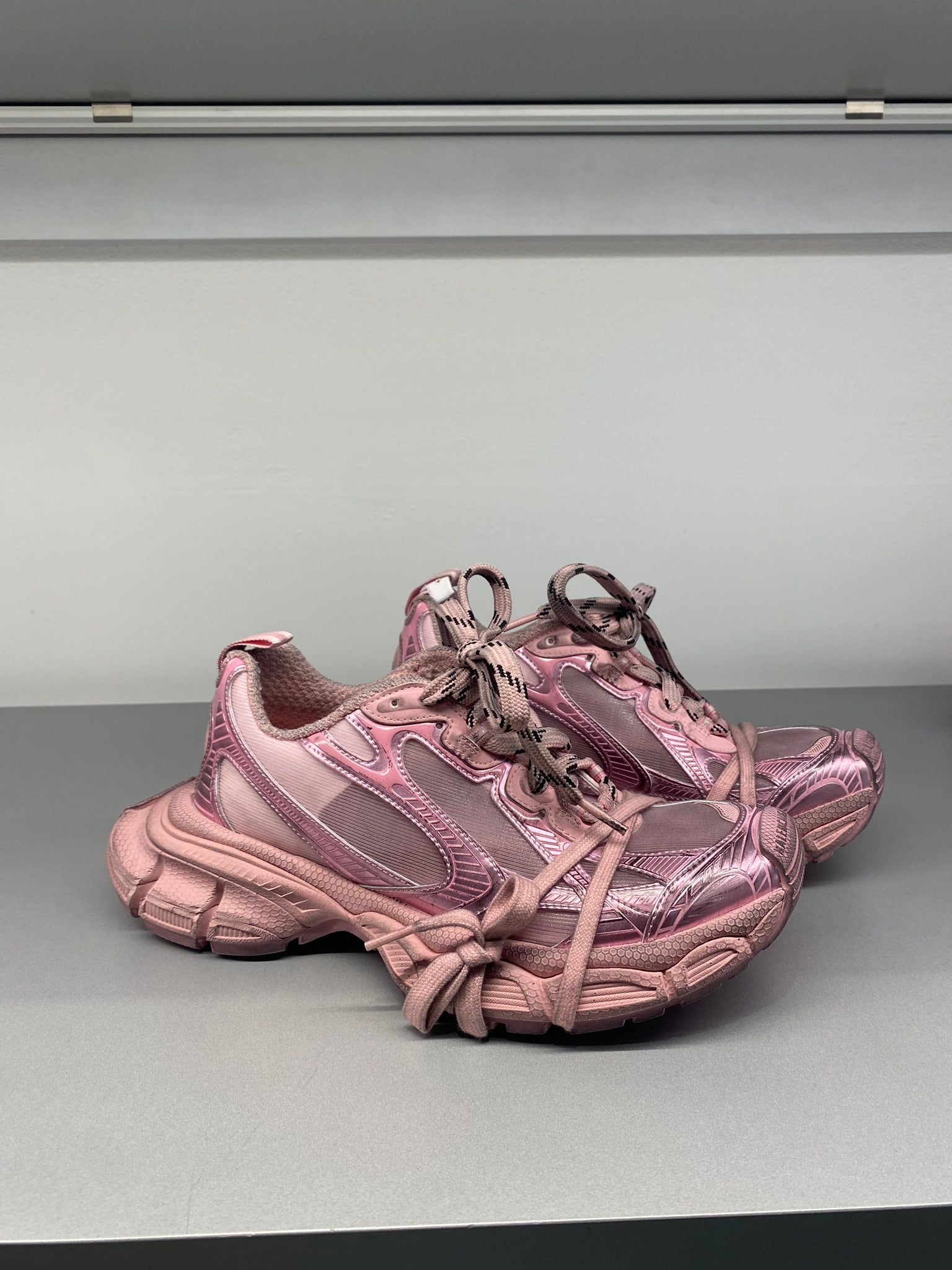 Balenciaga Damskie okulary Light PinkBalenciaga