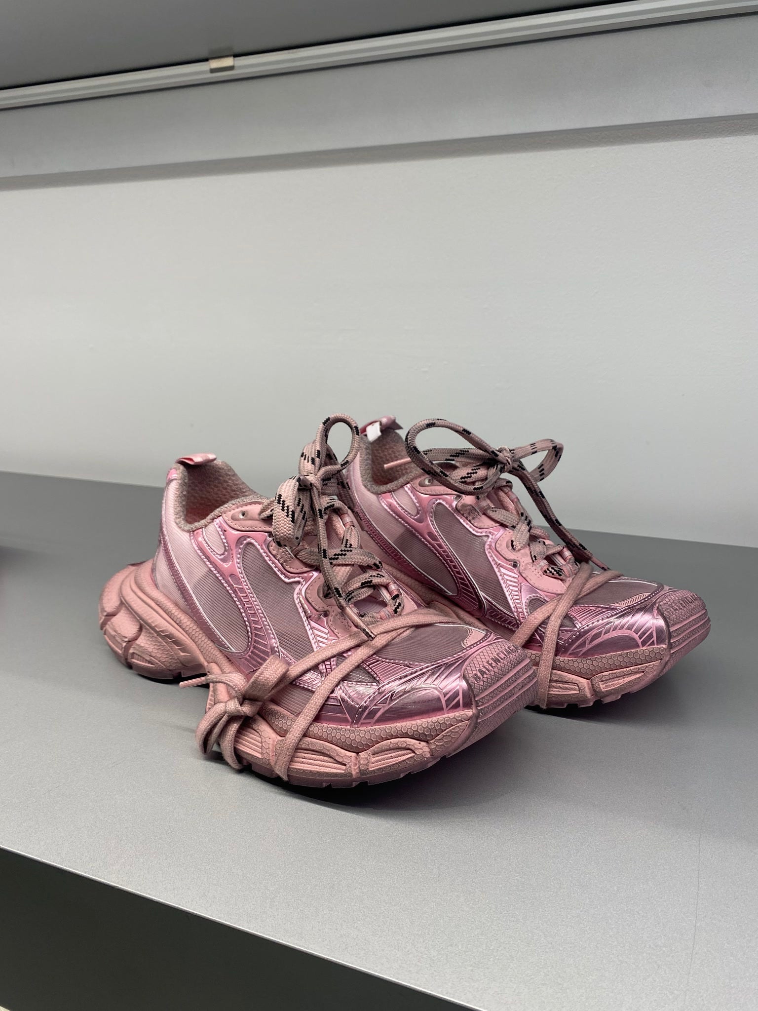 Balenciaga Damskie okulary Light PinkBalenciaga