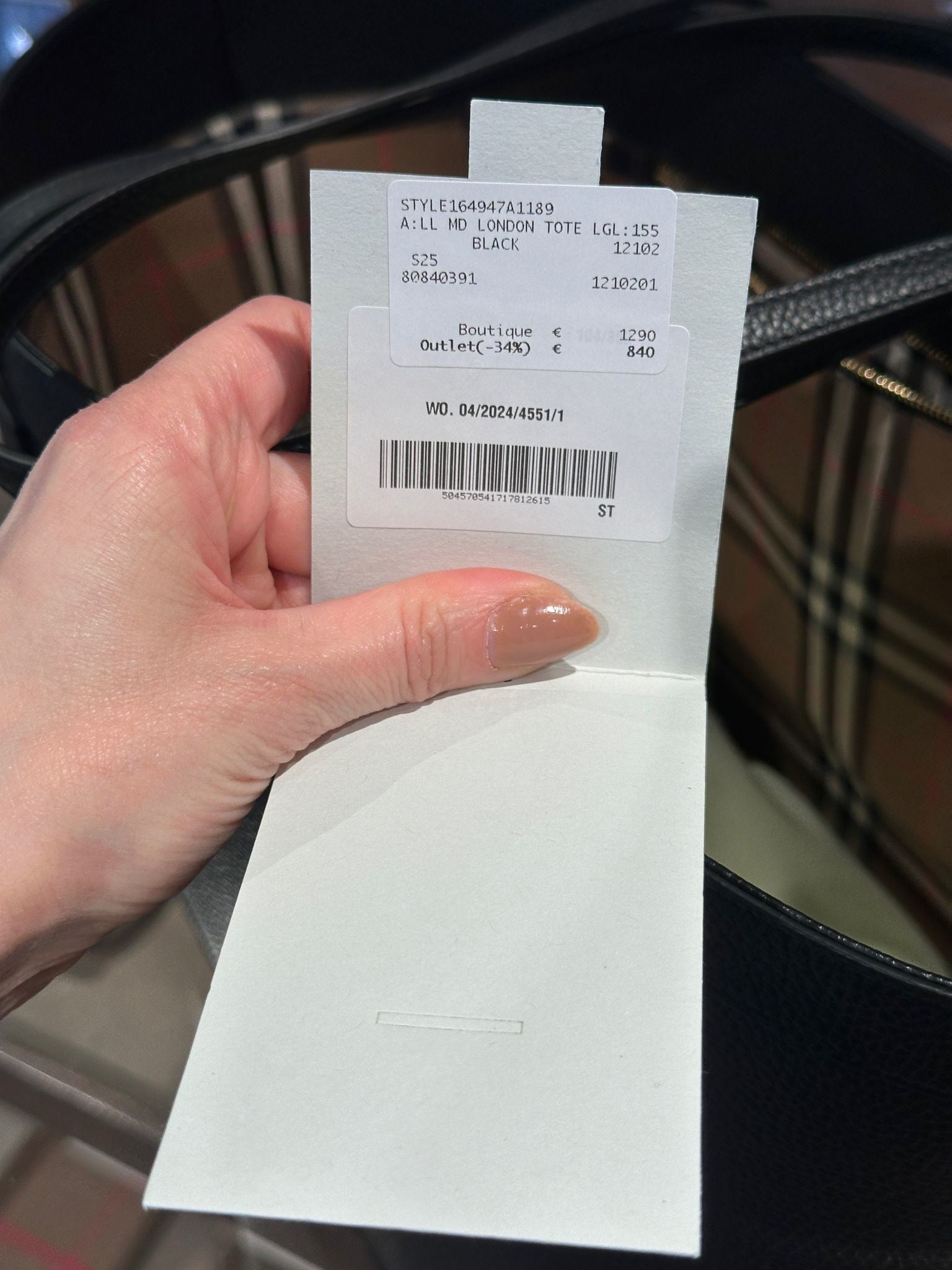 Burberry London Tote blackBurberry
