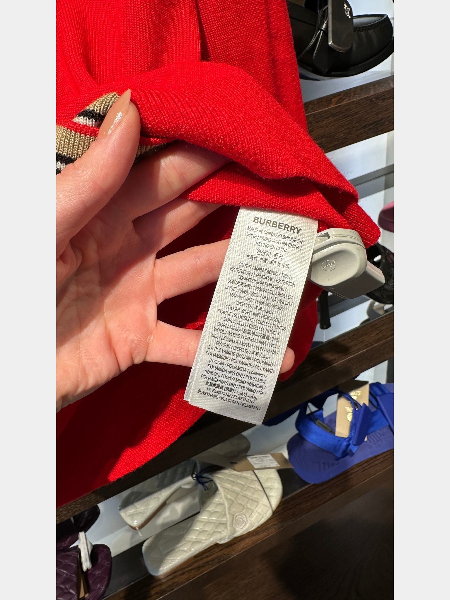 Burberry Pillar Cardigan redBurberry