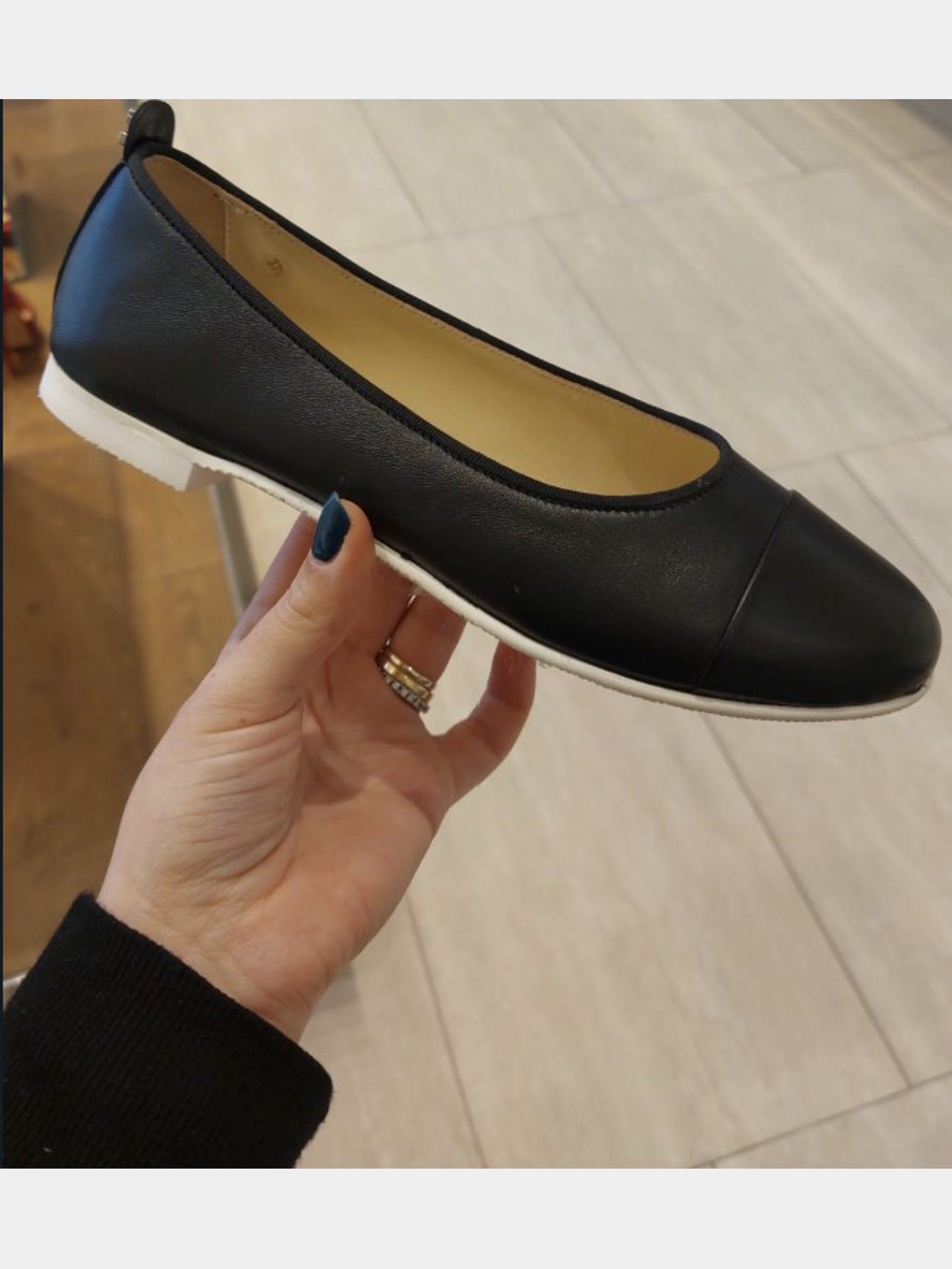 Casadei Black Ballet FlatsCasadei