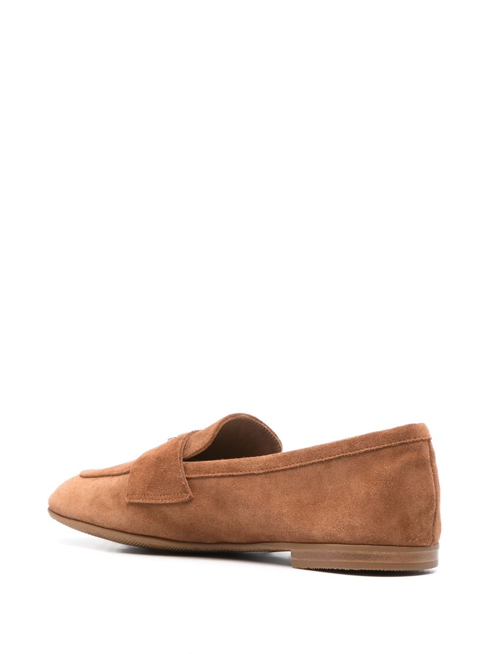 Casadei Brown Suede LoafersCasadei