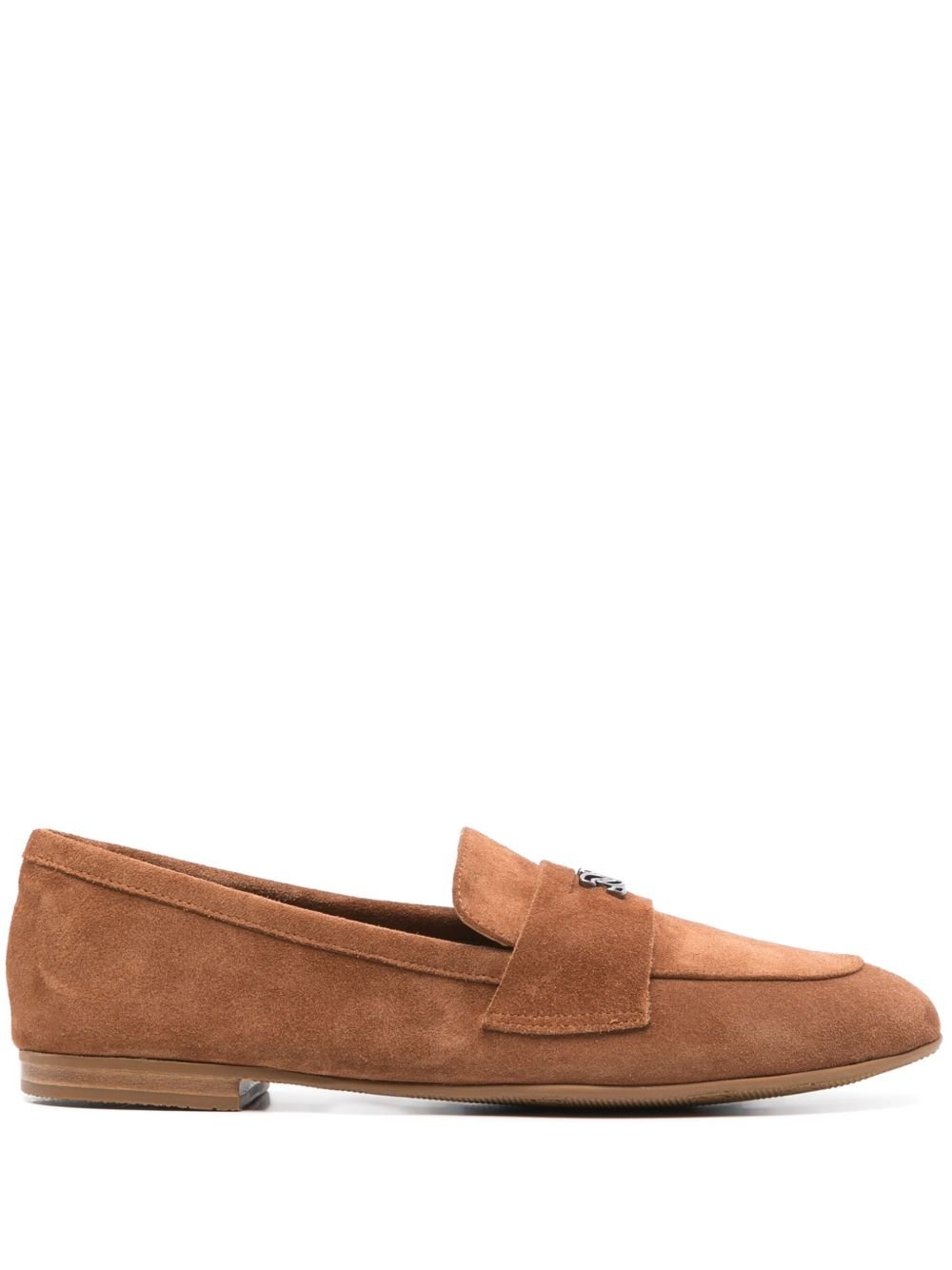 Casadei Brown Suede LoafersCasadei