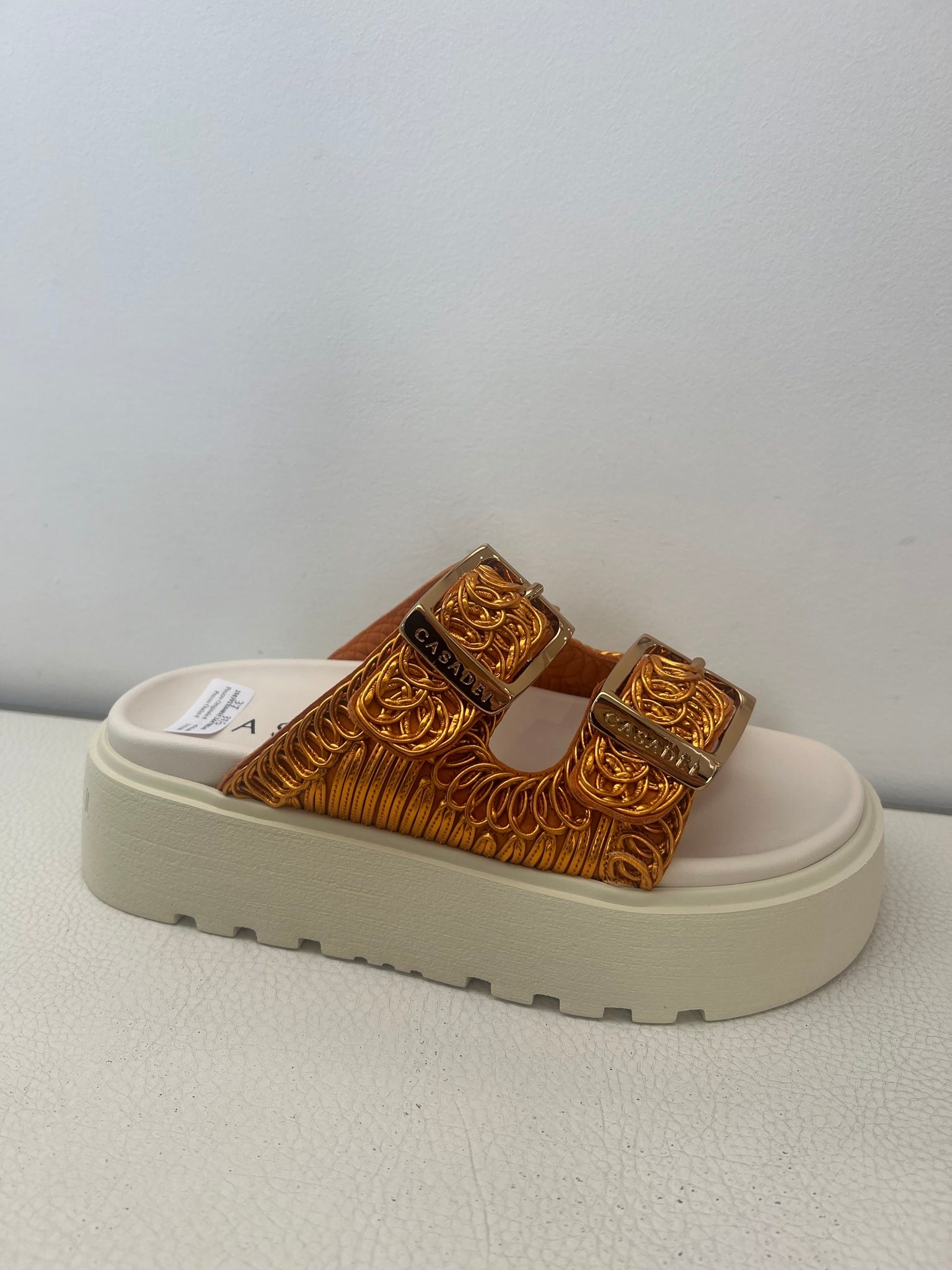 Casadei Damskie Sandały Pomarańczowe 2M392X0401C2447B245Casadei
