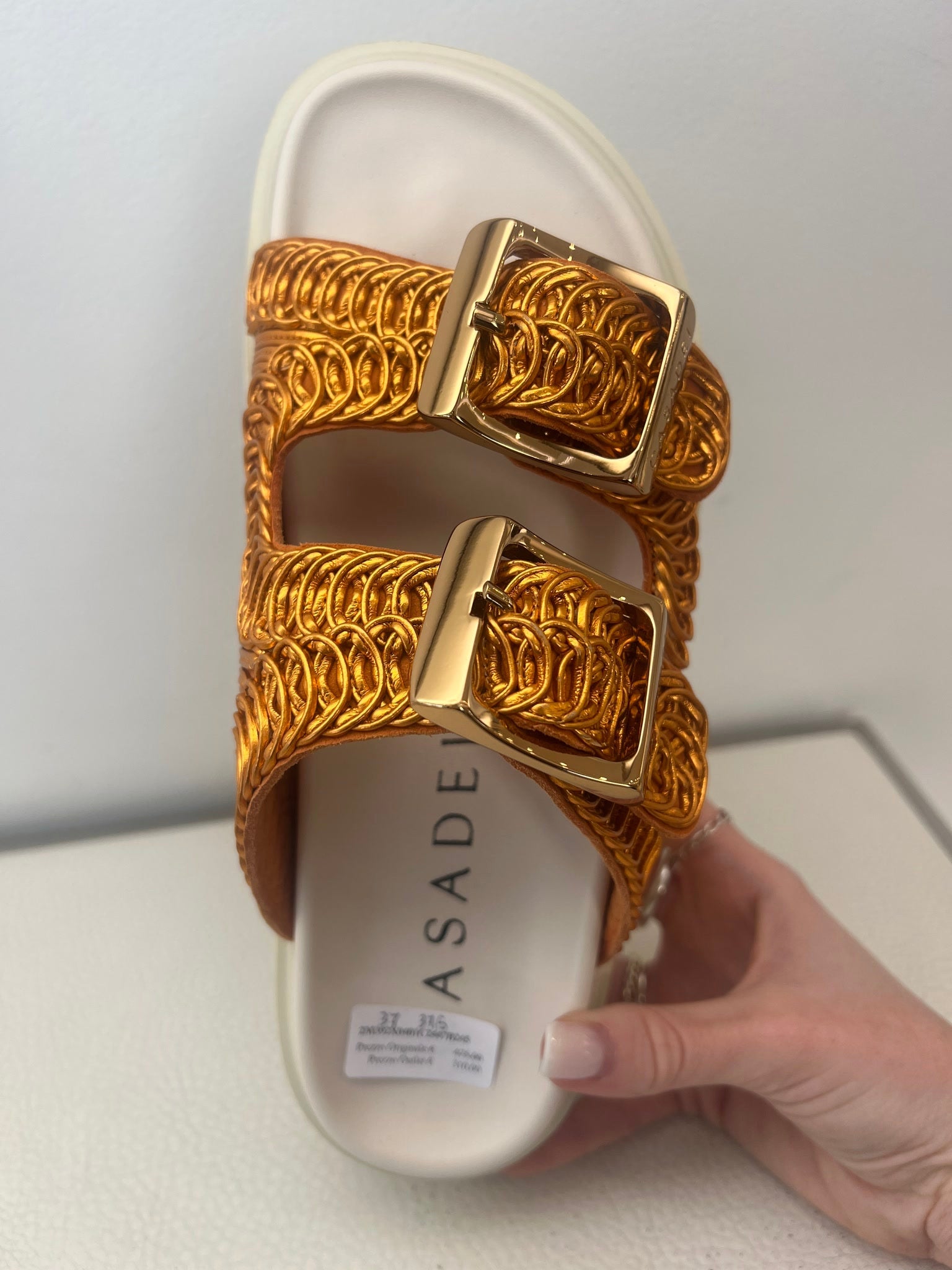 Casadei Damskie Sandały Pomarańczowe 2M392X0401C2447B245Casadei