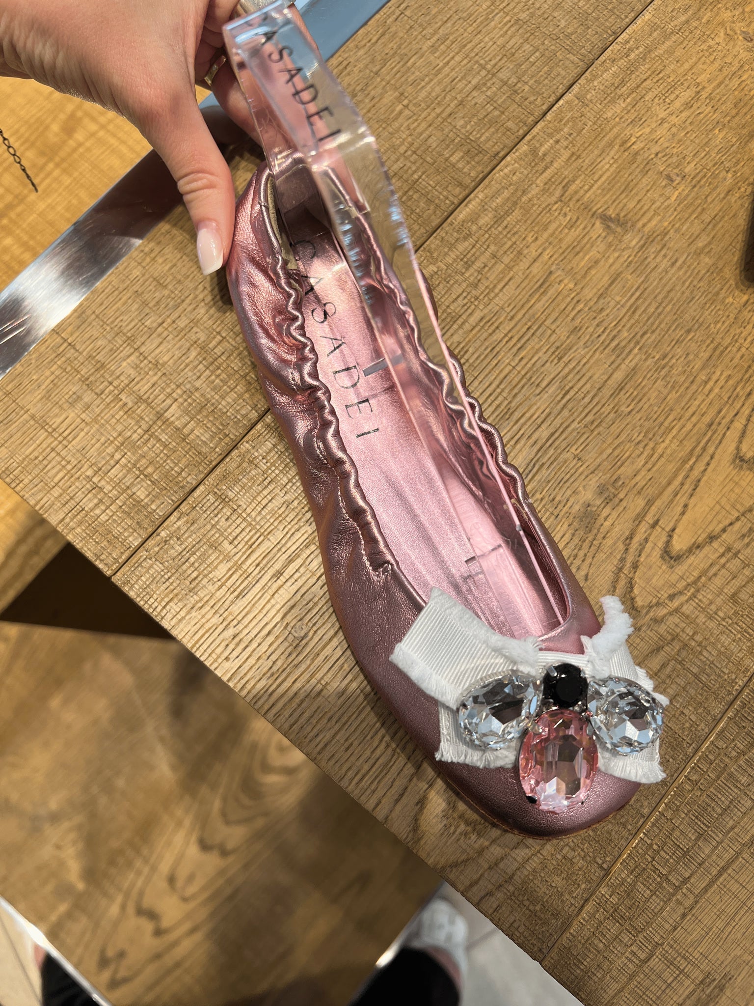 Casadei Różowe BalerinyCasadei