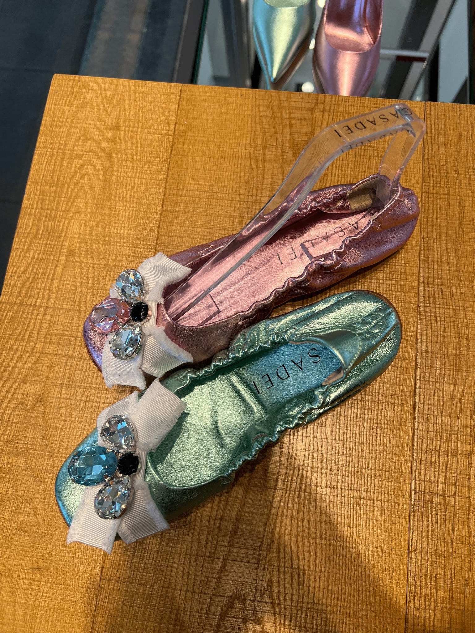 Casadei Zielone BalerinyCasadei