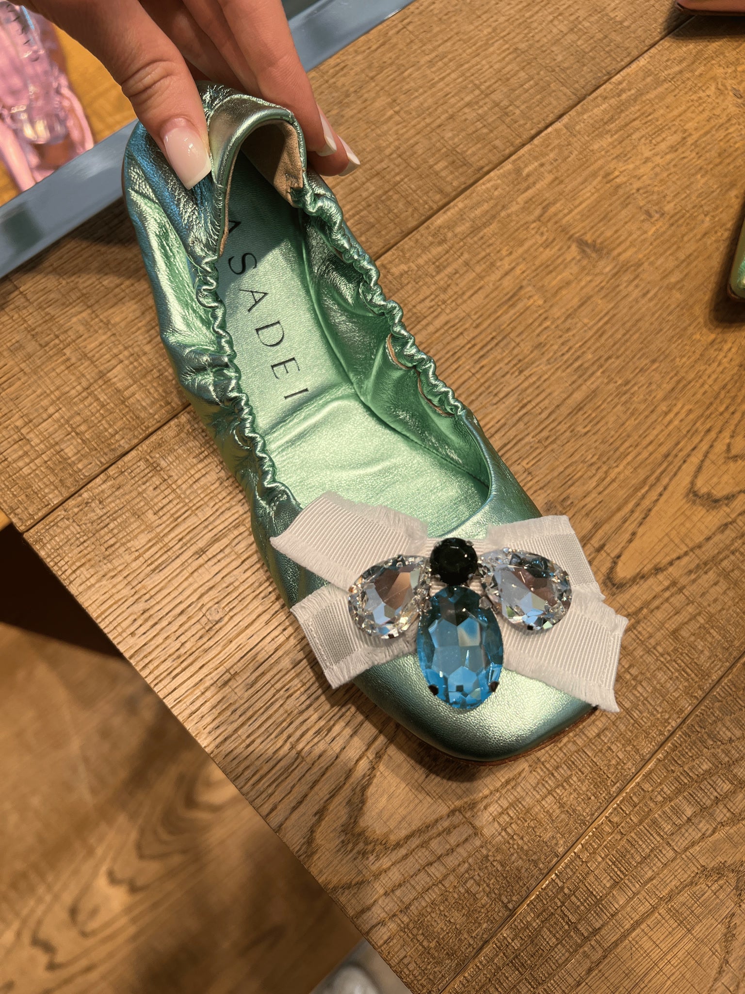 Casadei Zielone BalerinyCasadei