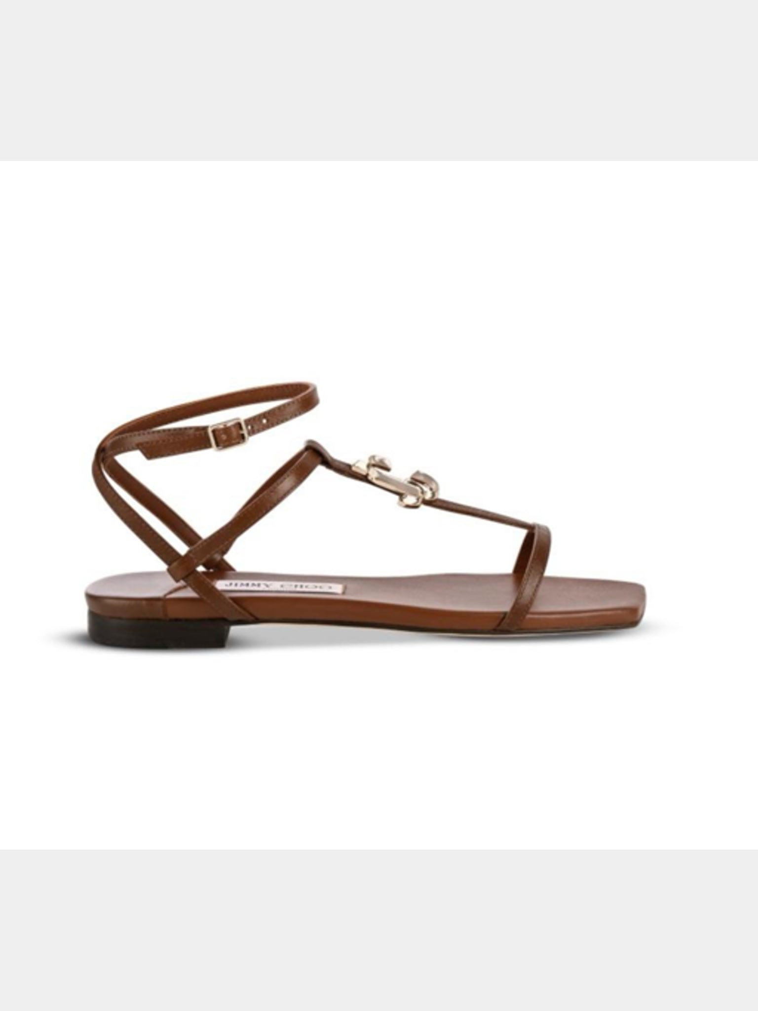 JC Sandal Flat-Oclf-Dark Tan