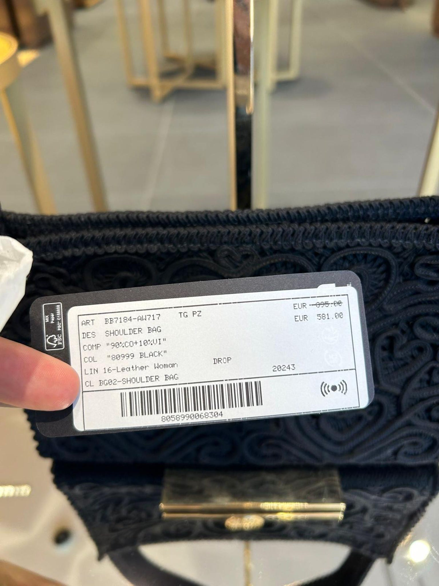 Dolce & Gabbana Czarna Torebka Skórzana Shoulder BagDolce & Gabbana