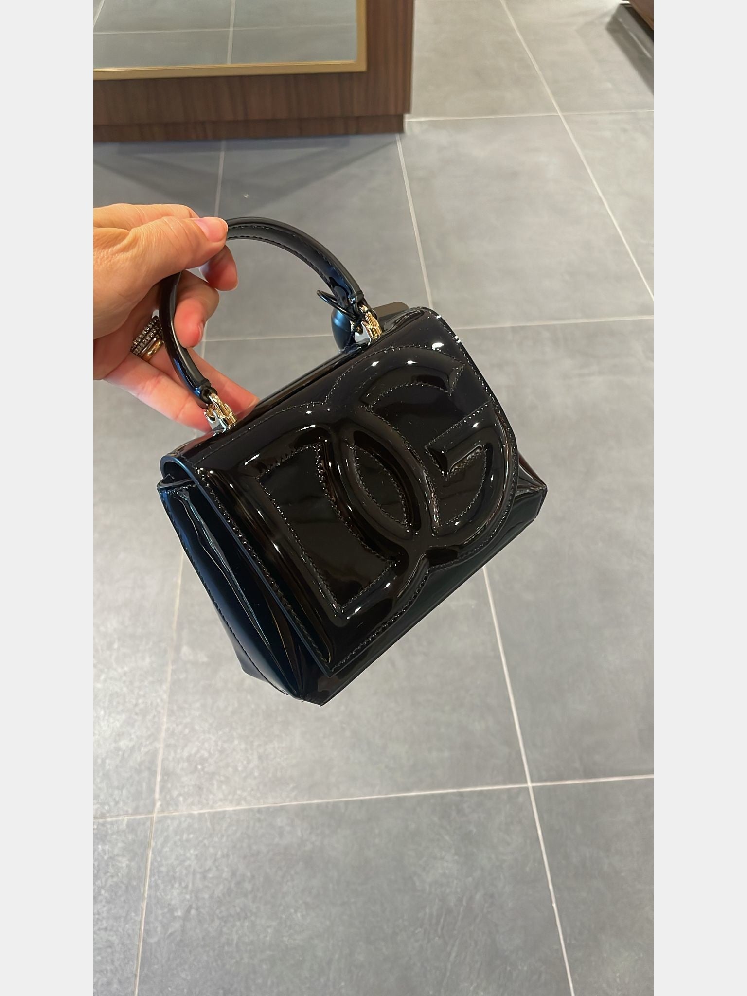 Dolce & Gabbana Damska torebka do ręki czarnaDolce & Gabbana