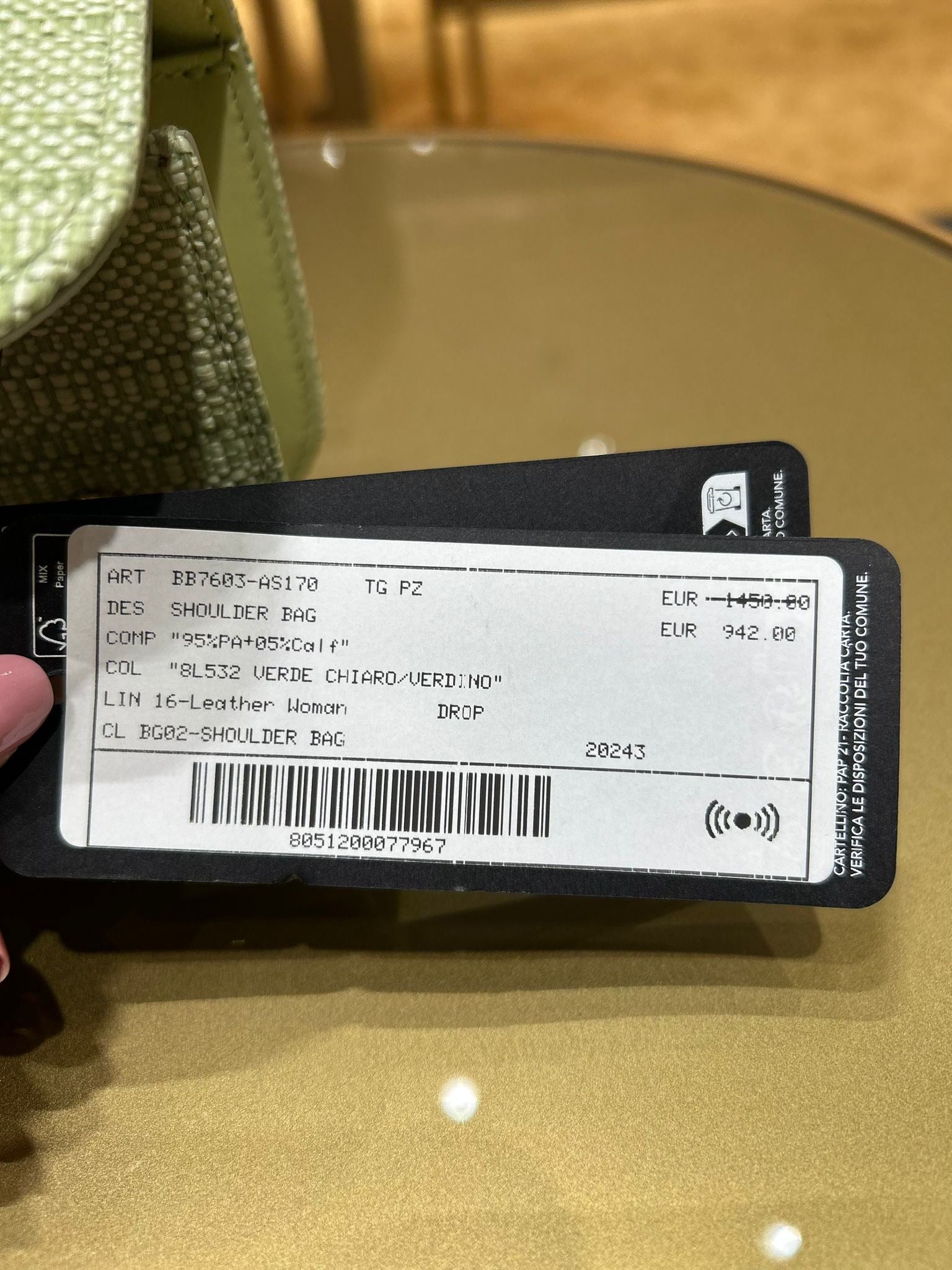 Dolce & Gabbana Damska torebka na ramię VerdinoDolce & Gabbana