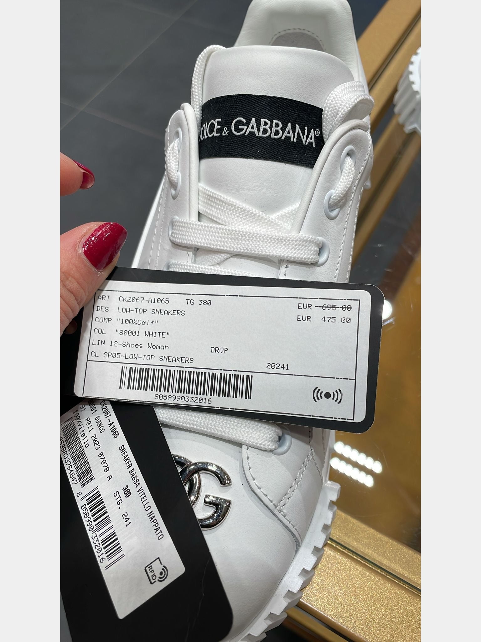 Dolce & Gabbana Low - Top Sneakers whiteDolce & Gabbana