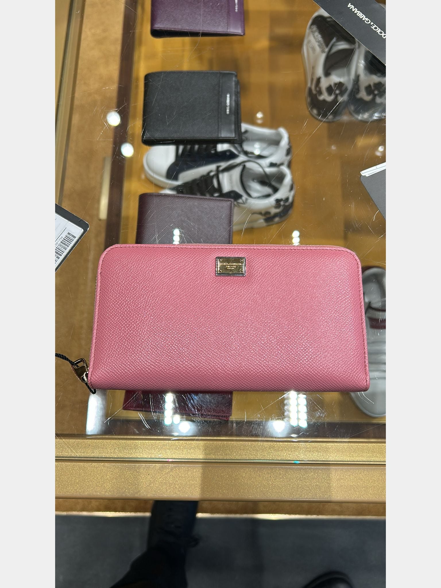 Dolce & Gabbana pink large walletDolce & Gabbana