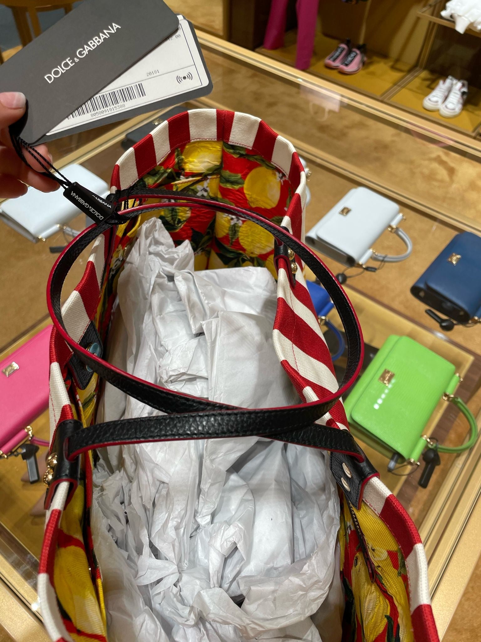 Dolce & Gabbana Shopping CANVAS P.BANUS+VITELLDolce & Gabbana