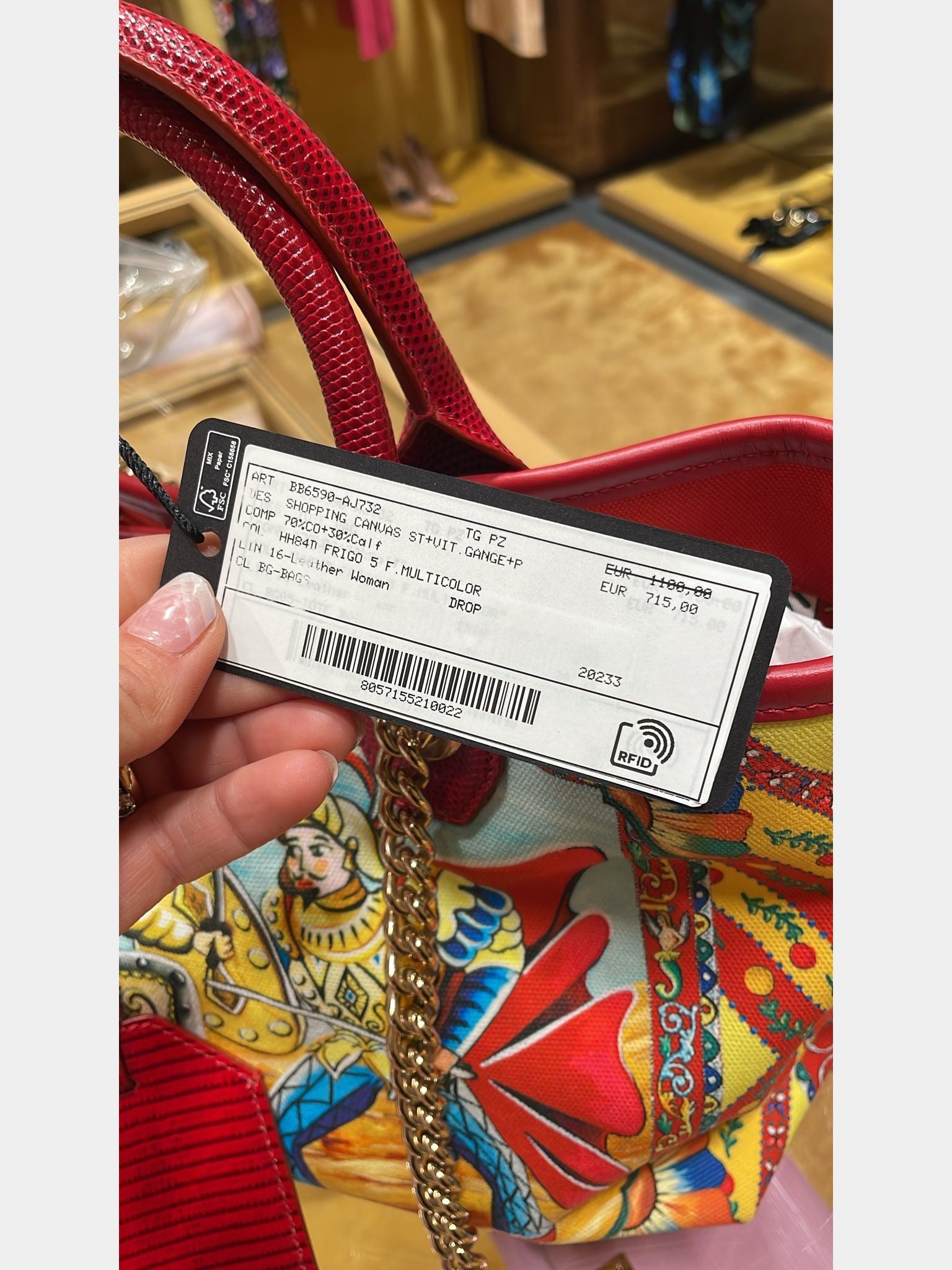 Dolce & Gabbana Shopping Canvas Stviti GangepDolce & Gabbana