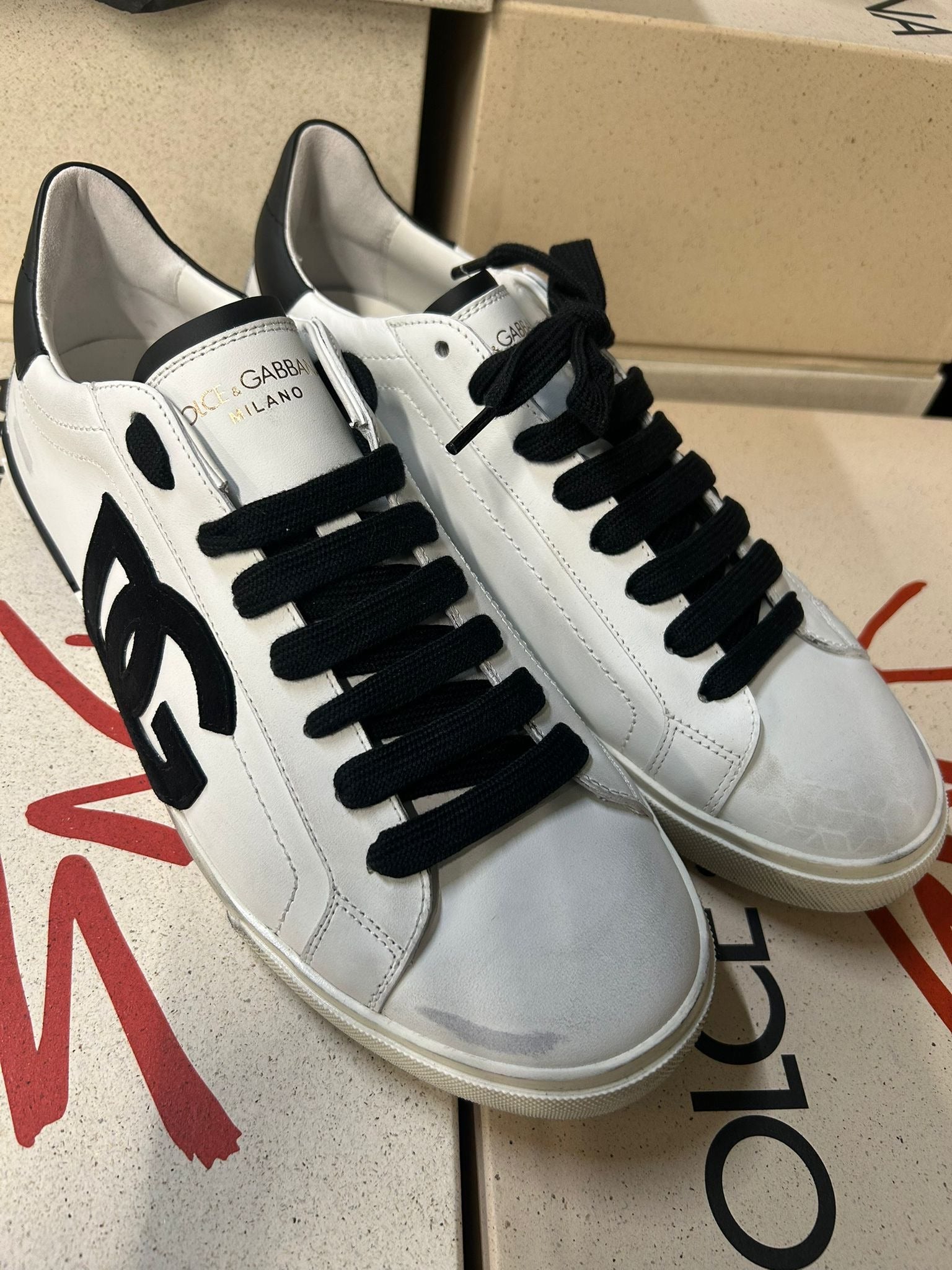 Dolce & Gabbana Sneakers Damskie Białe A0277 CS203Dolce & Gabbana