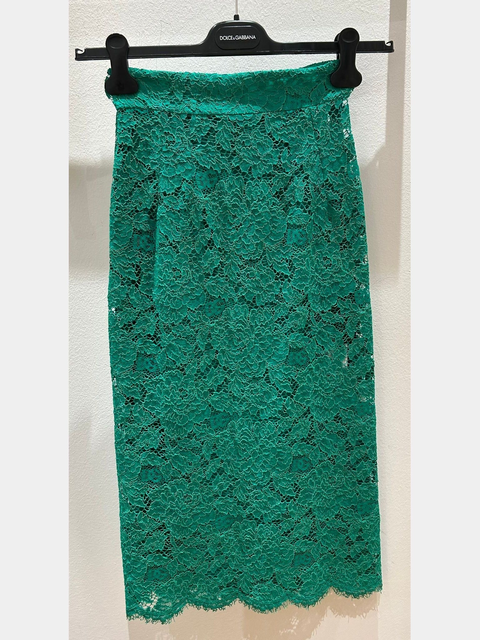 Dolce & Gabbana Sukienka Damska Deep Green TG 36Dolce & Gabbana