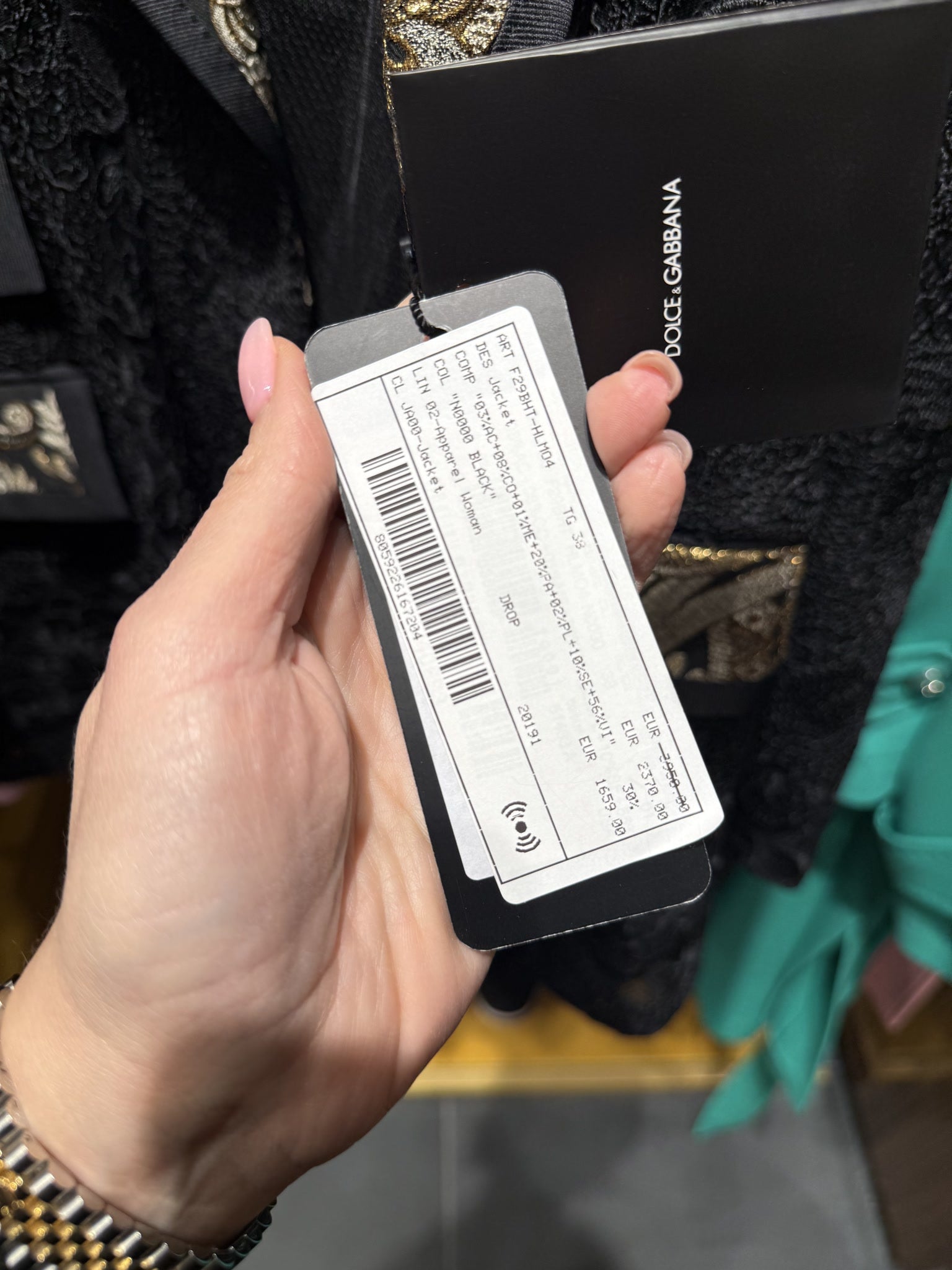 Dolce & Gabbana Tes JacketDolce & Gabbana
