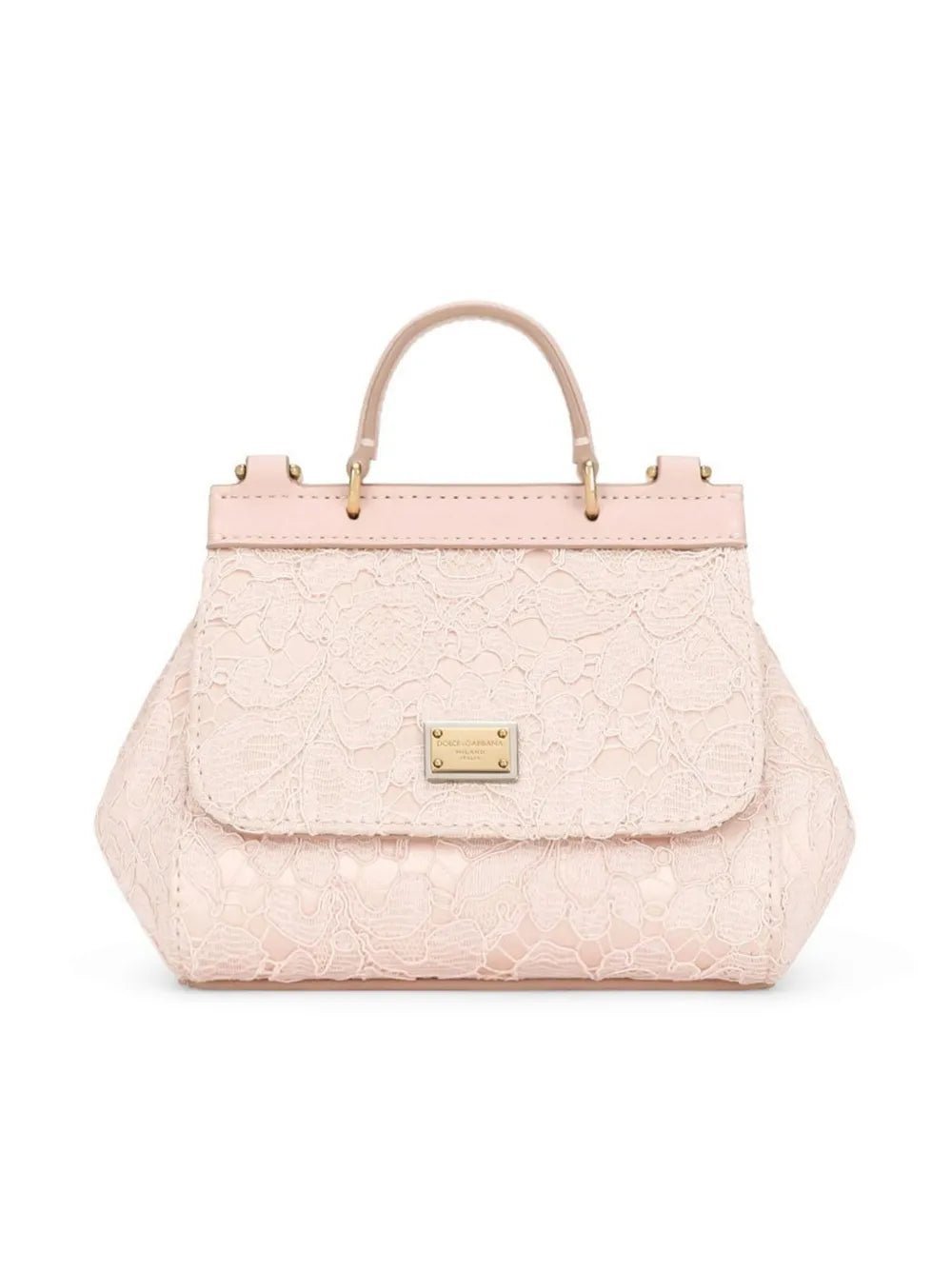 Dolce & Gabbana Torebka Skórzana z Koronką Cordonetto lace mini Sicily bag EB0003AJ63280403Dolce & Gabbana