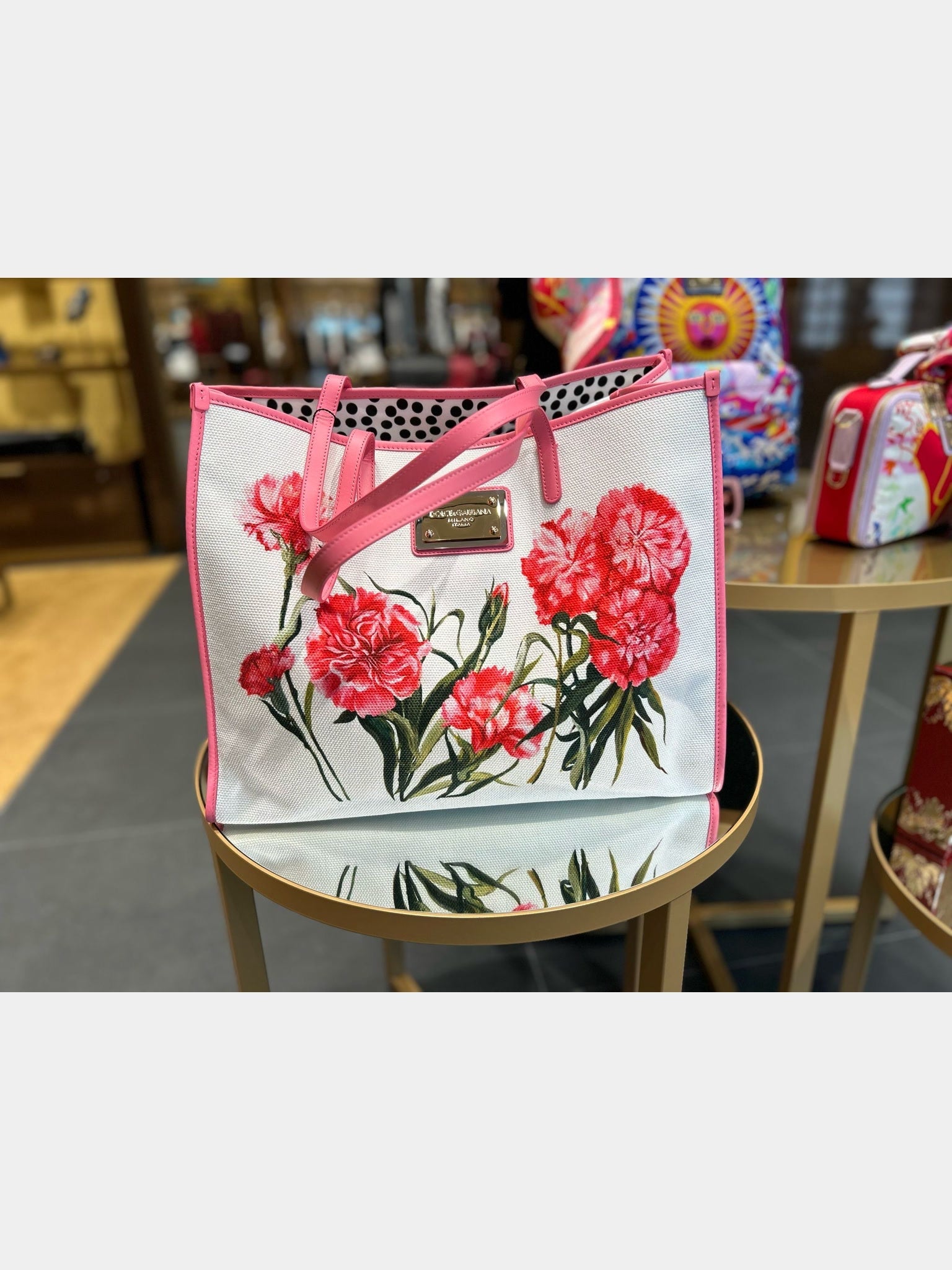 Dolce & Gabbana Tote Bag FlowerDolce & Gabbana