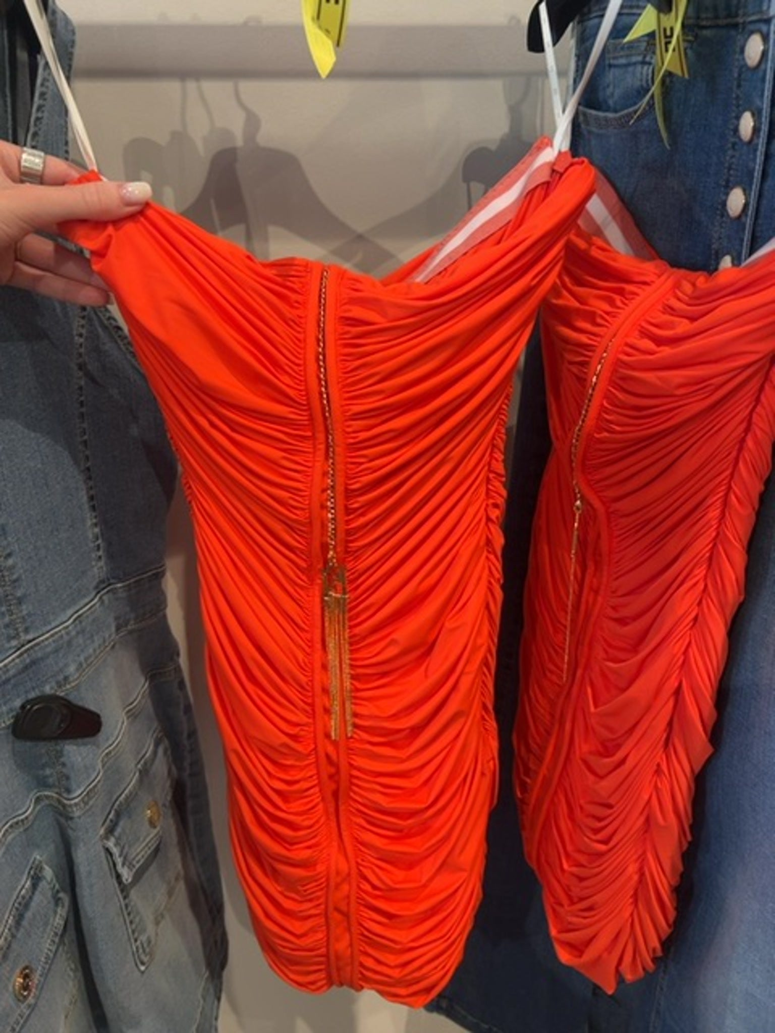Elisabetta Franchi Damska sukienka koralowaElisabetta Franchi
