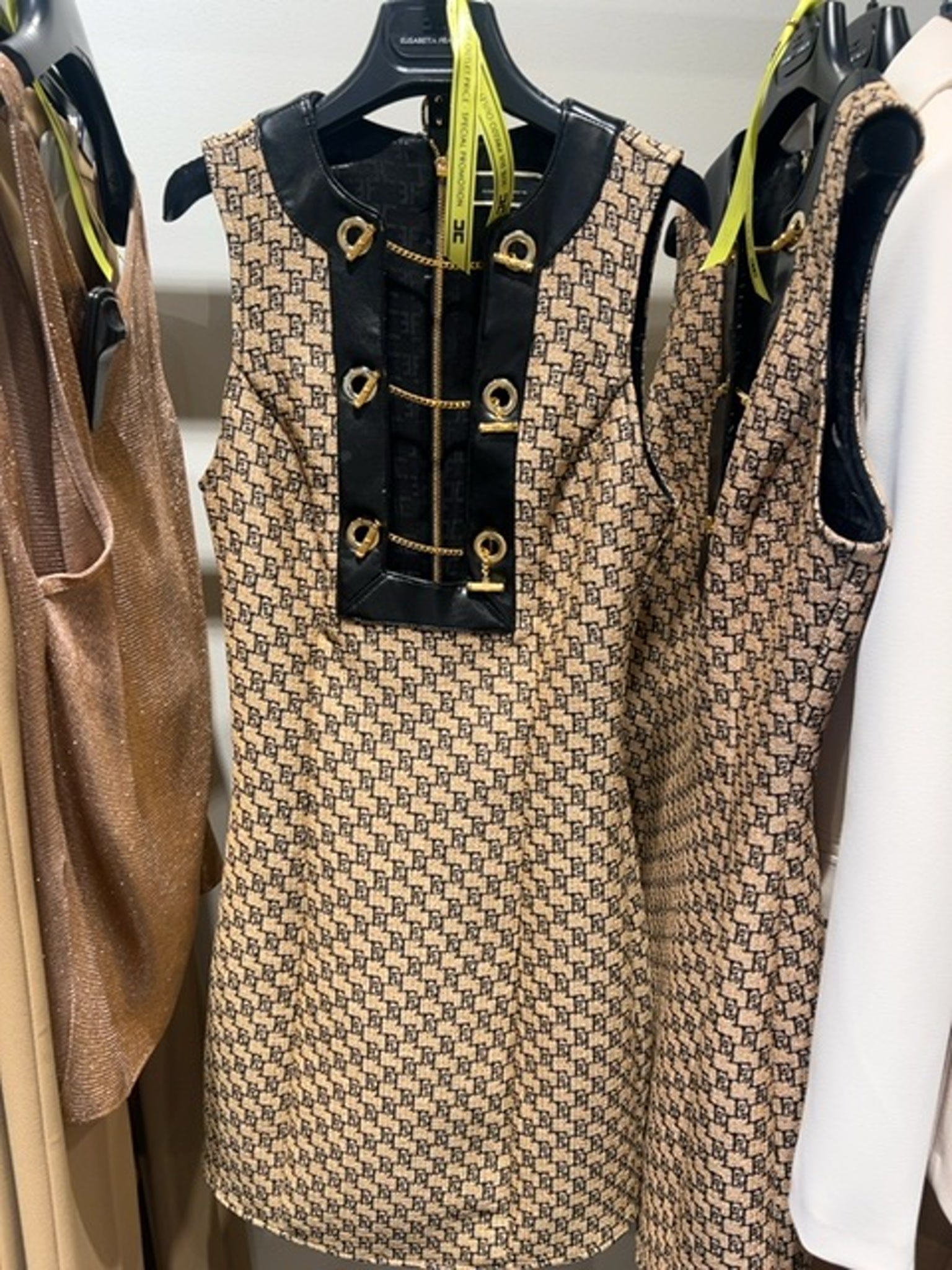 Elisabetta Franchi Damska torebka Paglia/NeroElisabetta Franchi