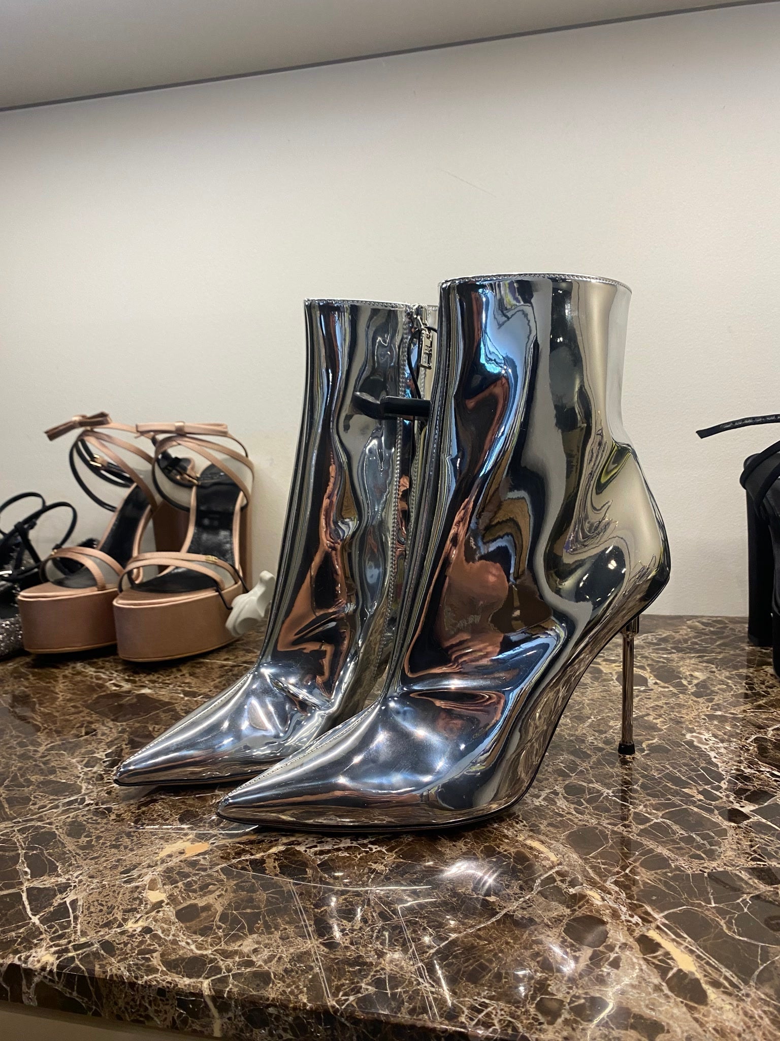 Elisabetta Franchi Damskie sandały ArgentoElisabetta Franchi