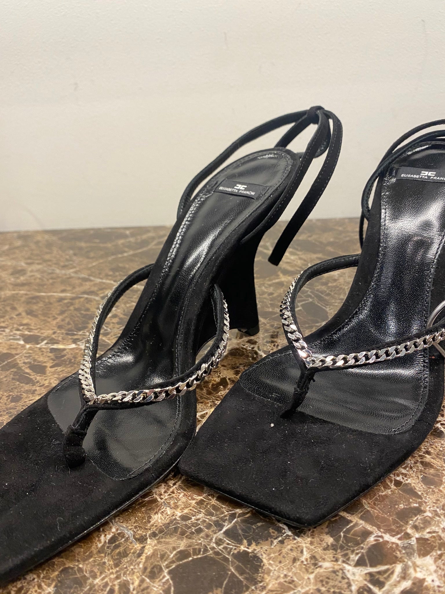 Elisabetta Franchi Damskie szpilki czarneElisabetta Franchi