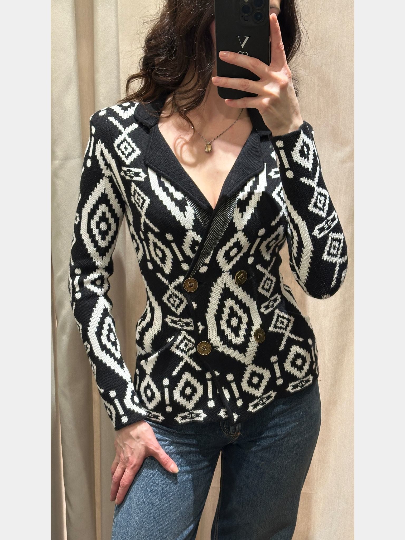 Elisabetta Franchi Nero/BurroElisabetta Franchi