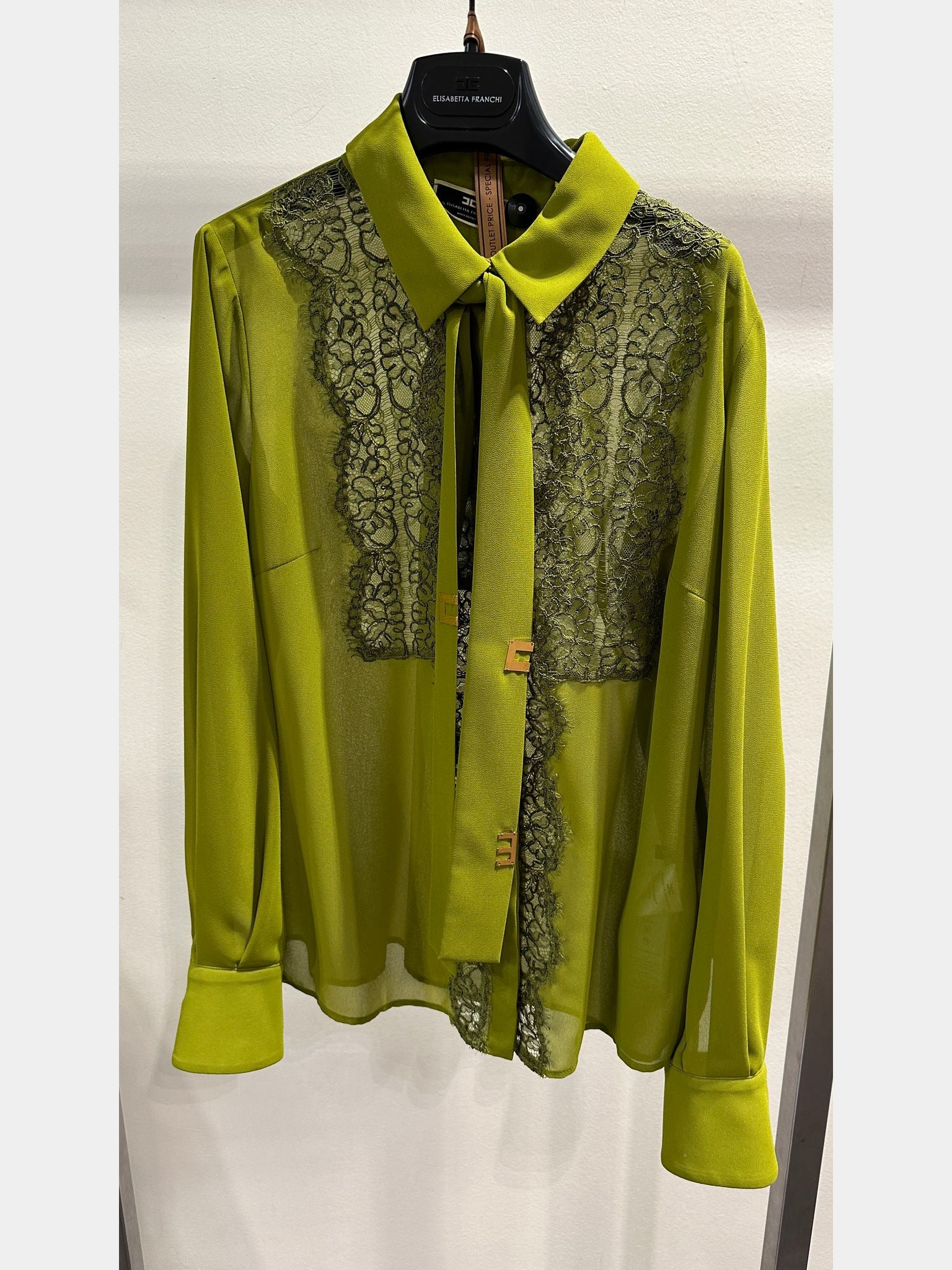 Elisabetta Franchi Olive with LaceElisabetta Franchi